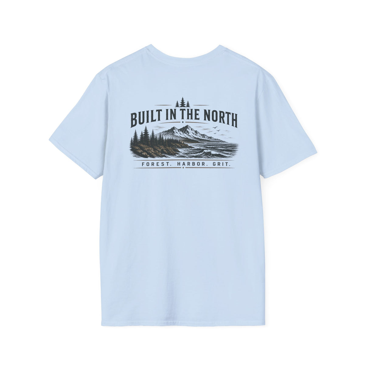 Built in the North Tee — Mountain & Pine Graphic T-Shirt