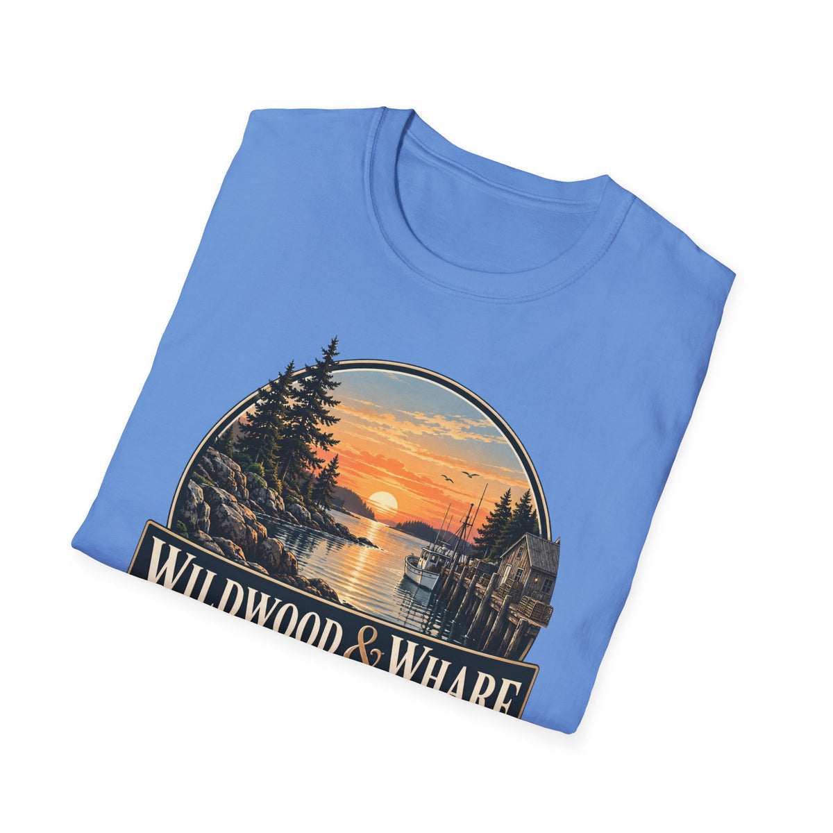 Wildwood & Wharf Harbor Sunset Tee