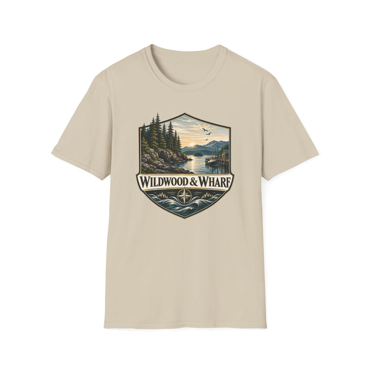 Wildwood & Wharf Harbor Shield Tee