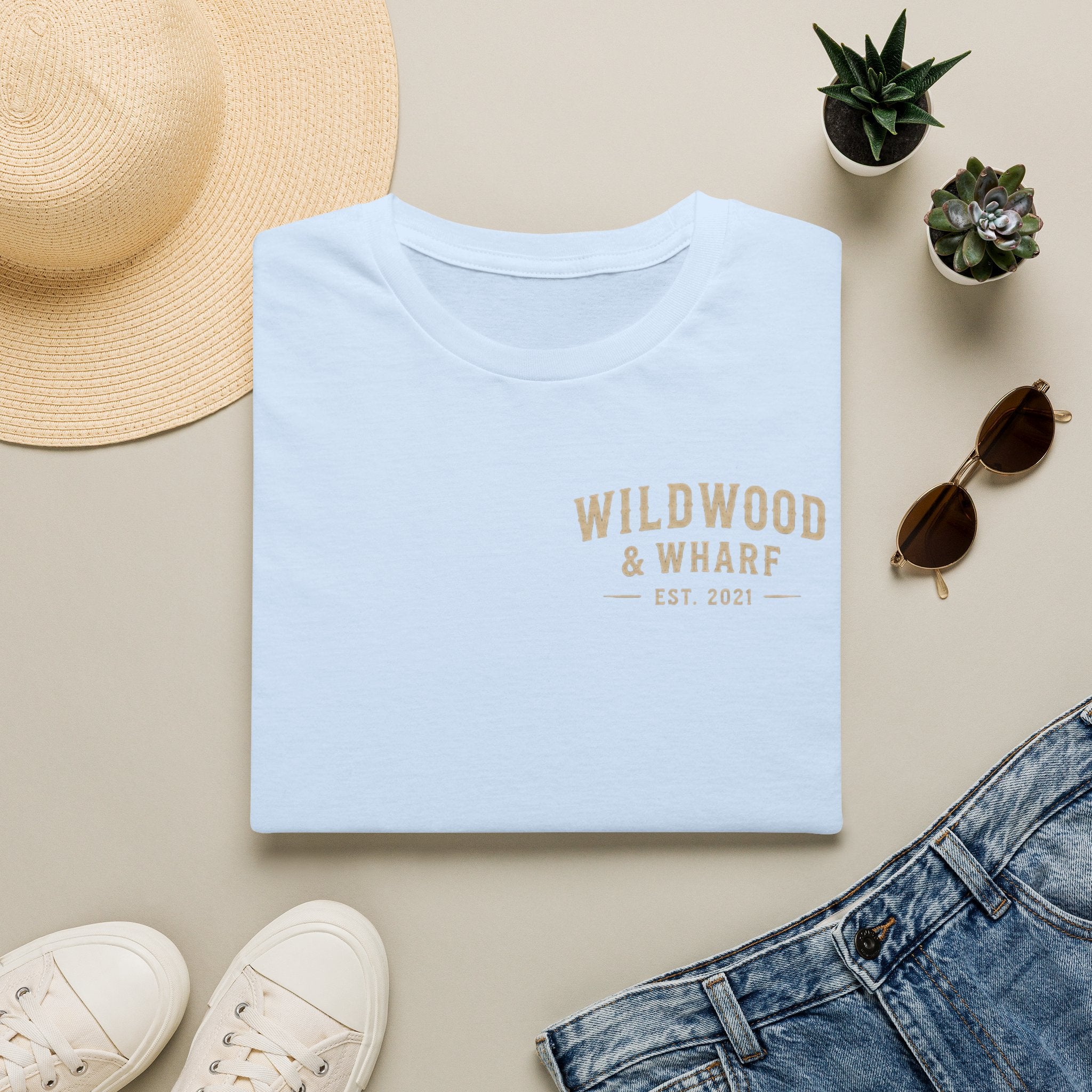 Wildwood & Wharf Logo T-Shirt — Mountains|Forest|Ocean