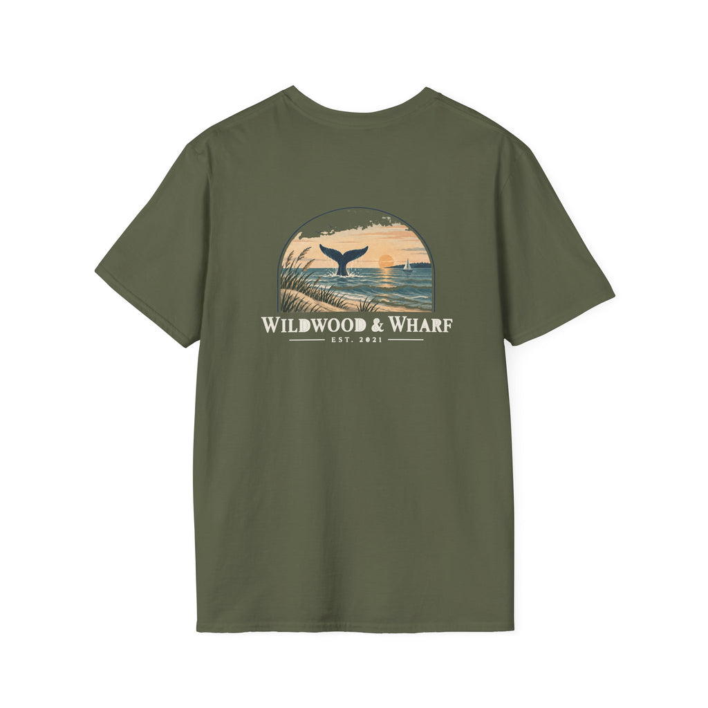 Wildwood & Wharf Whale Tail Tee