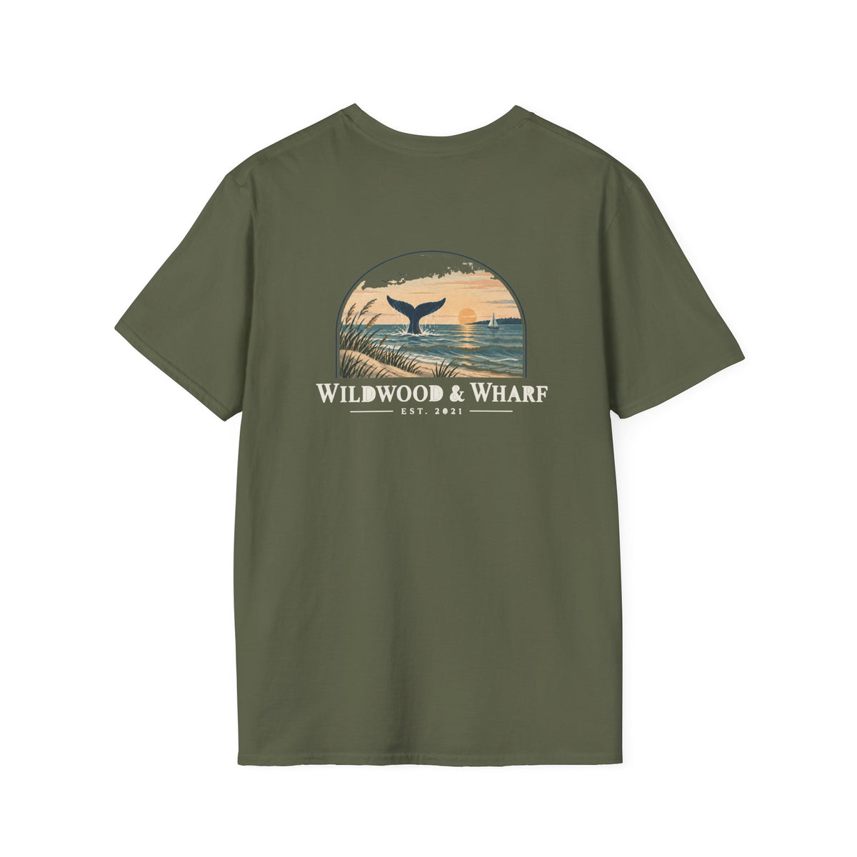 Wildwood & Wharf Whale Tail Tee