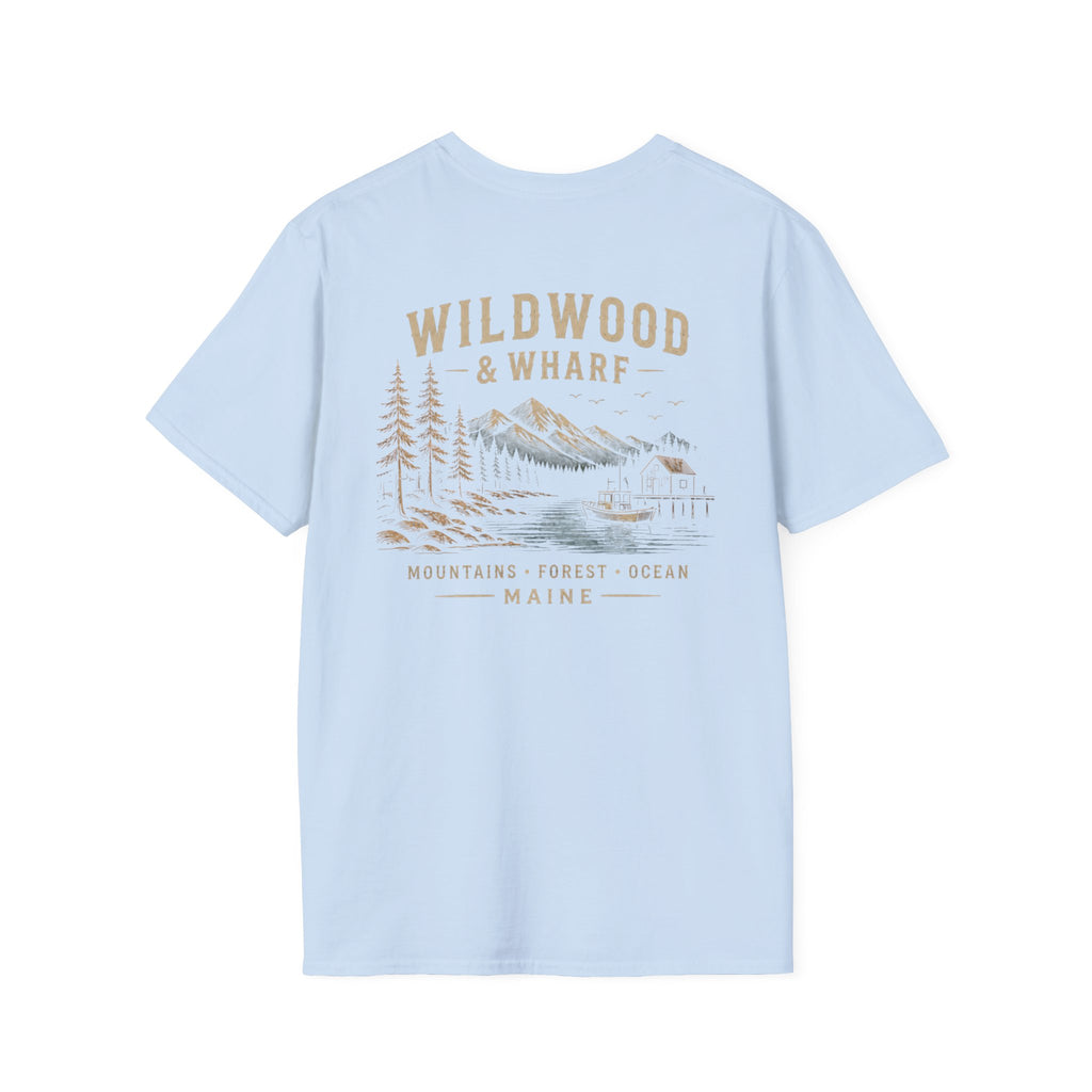 Wildwood & Wharf Logo T-Shirt — Mountains|Forest|Ocean