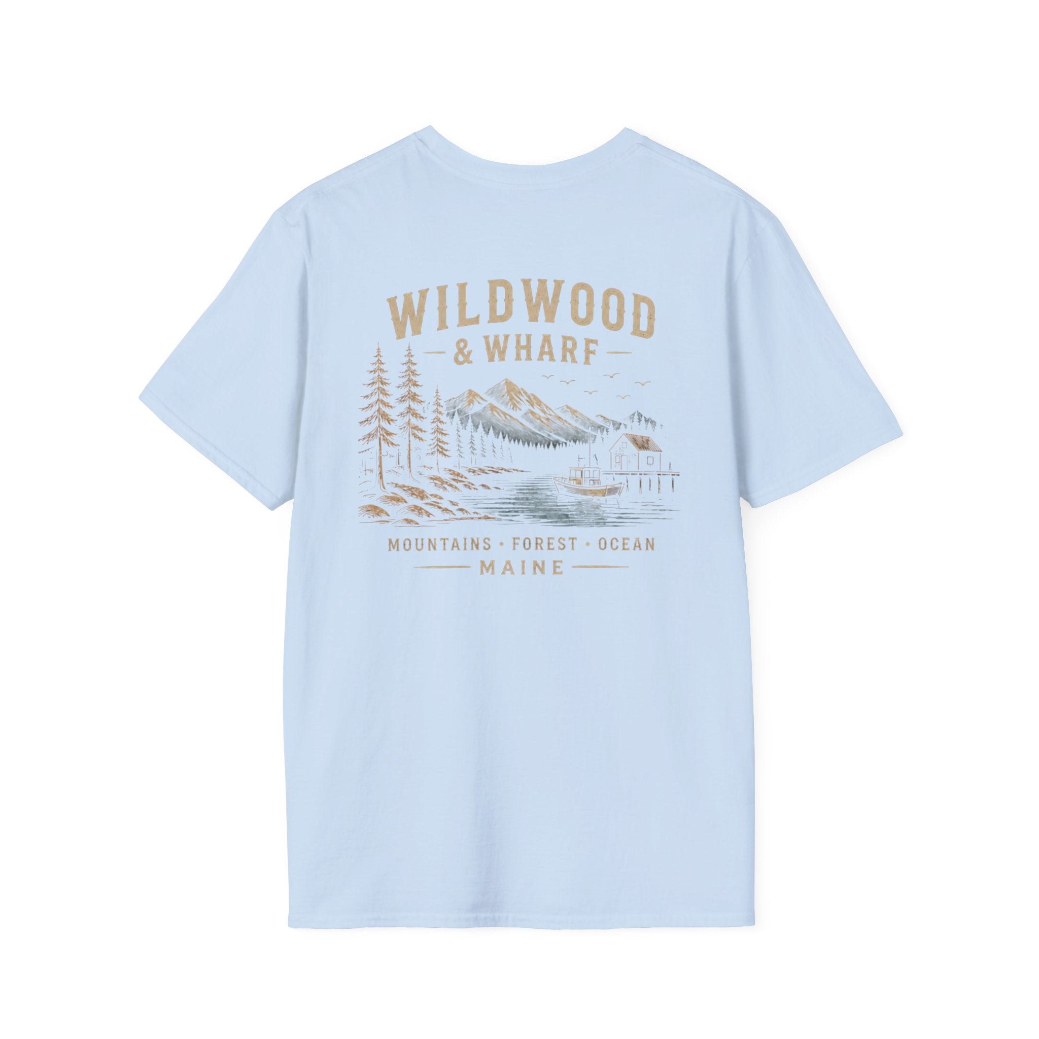 Wildwood & Wharf Logo T-Shirt — Mountains|Forest|Ocean