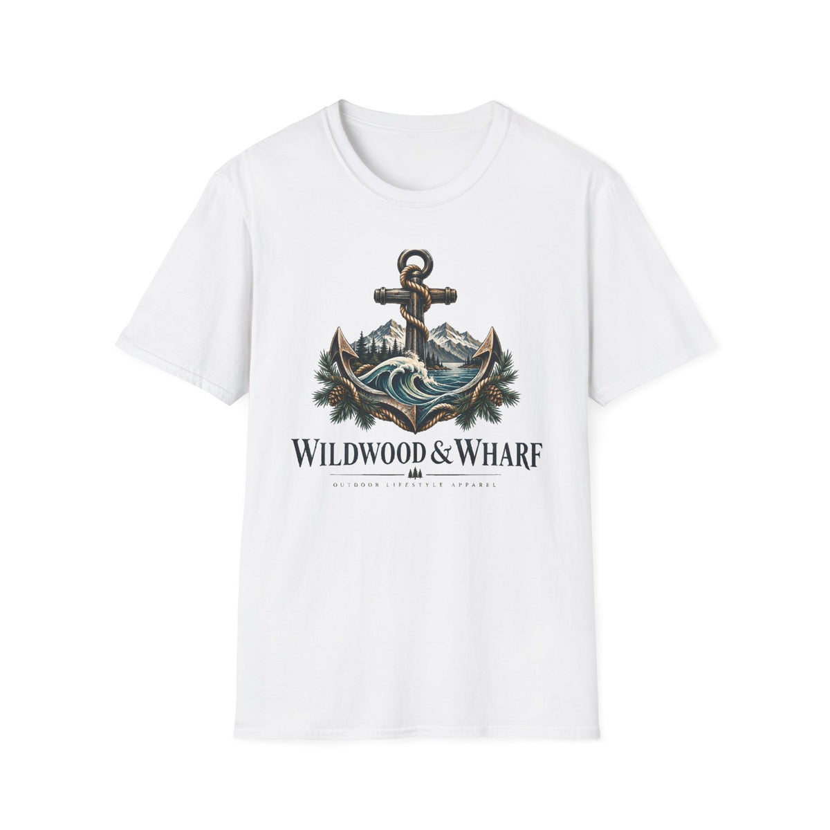 Wildwood & Wharf Anchor Mountains Tee