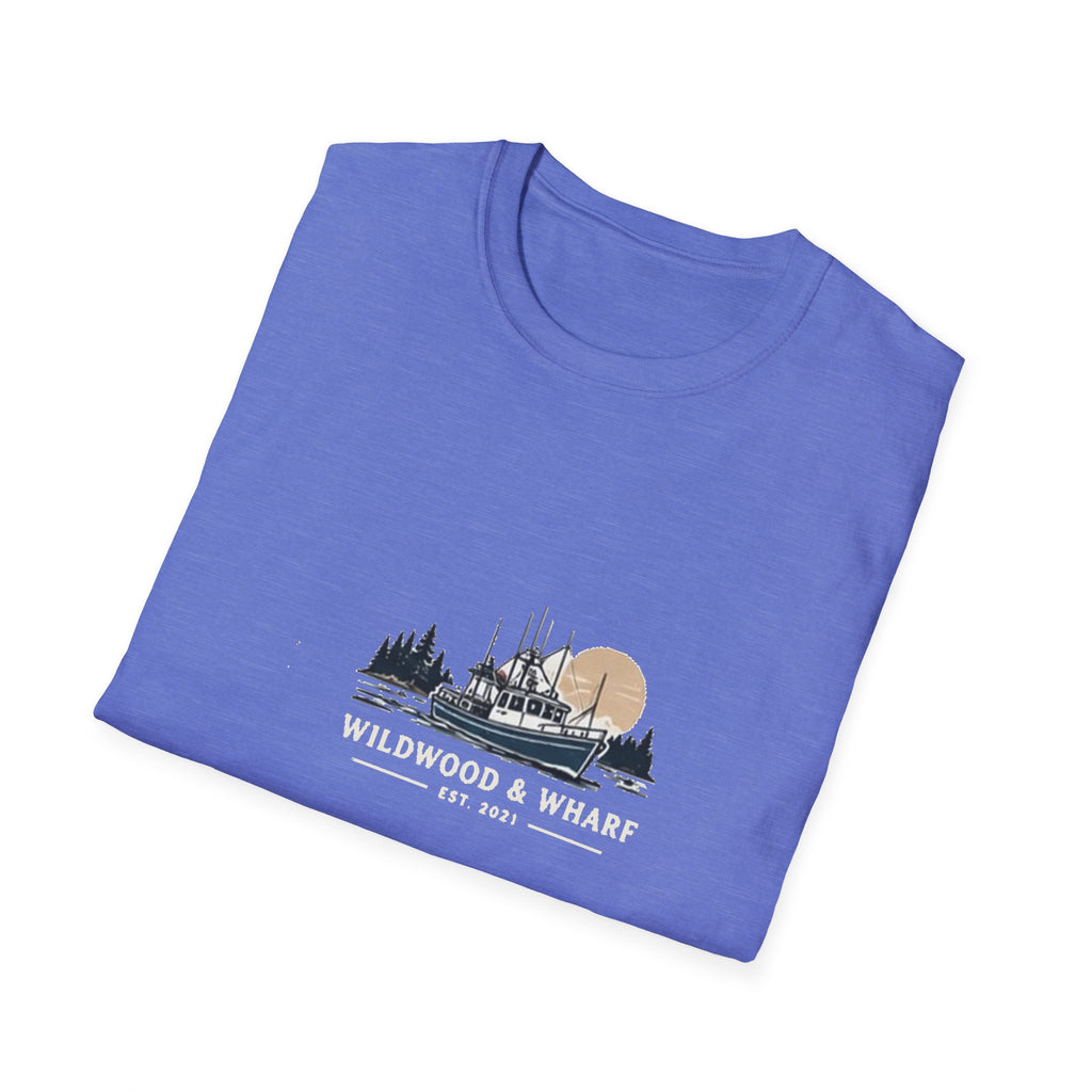 Wildwood & Wharf Fishing Boat Tee