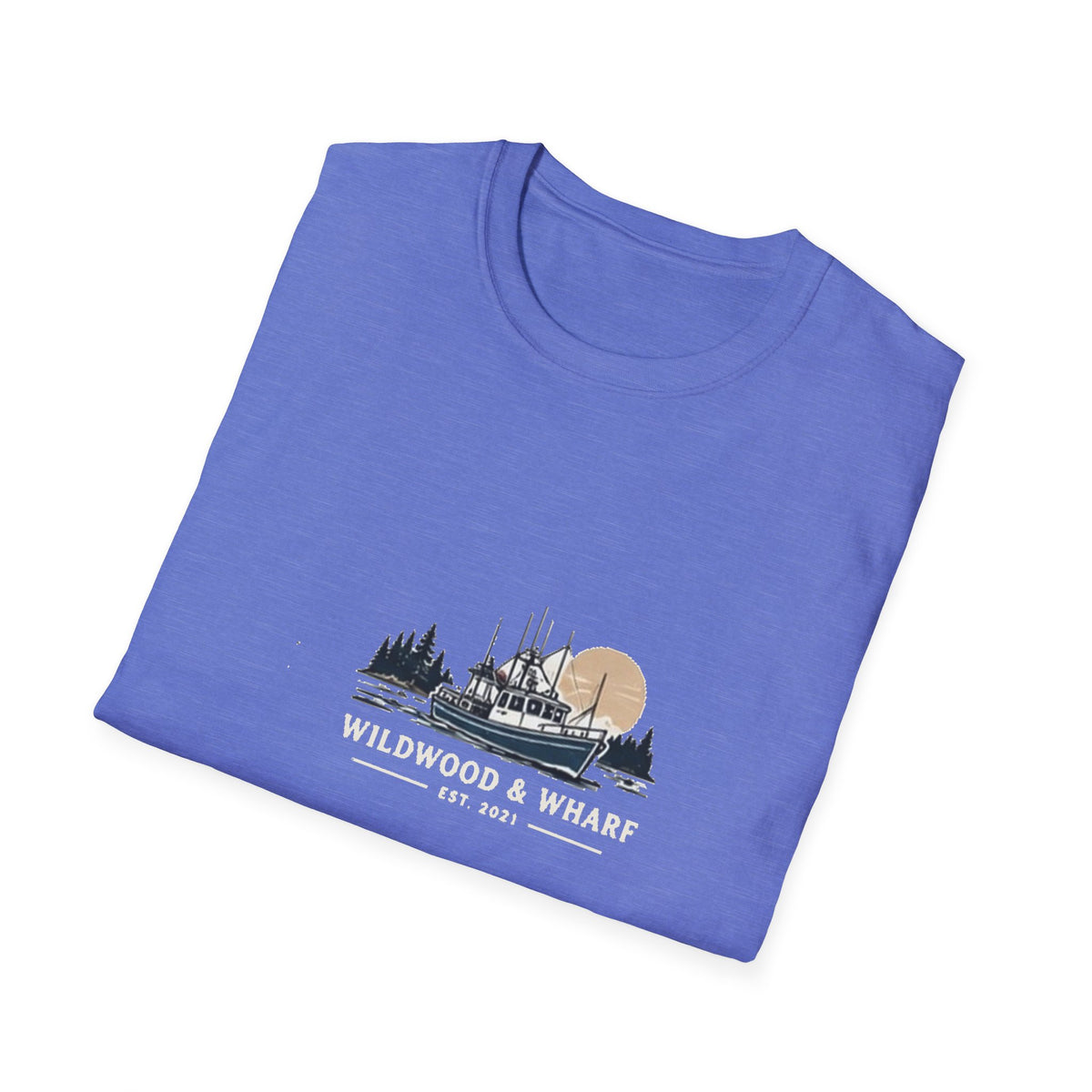 Wildwood & Wharf Fishing Boat Tee