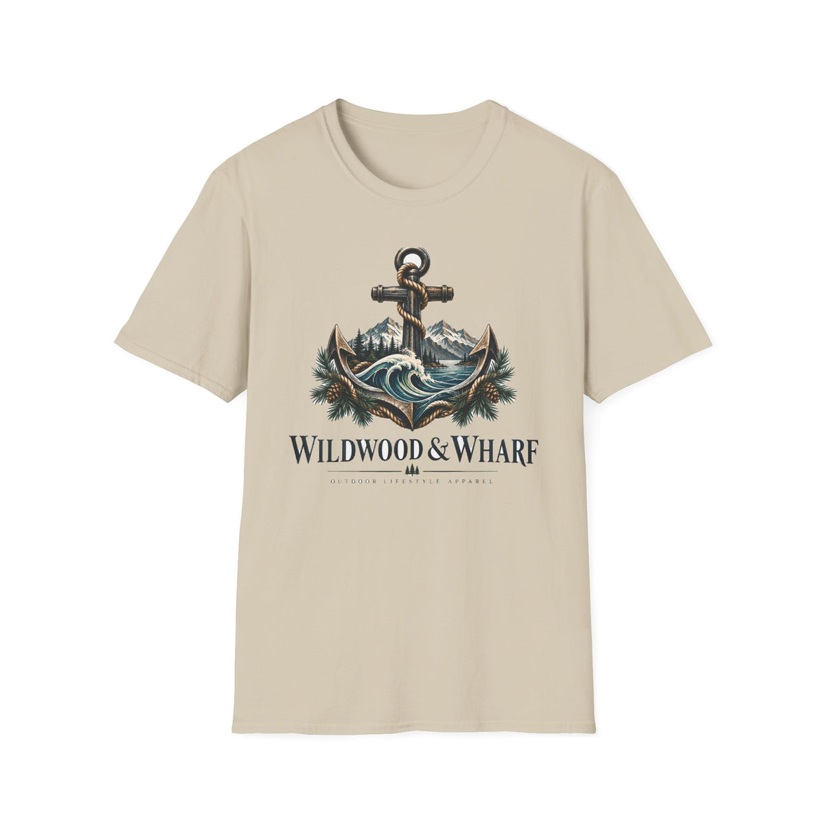 Wildwood & Wharf Anchor Mountains Tee