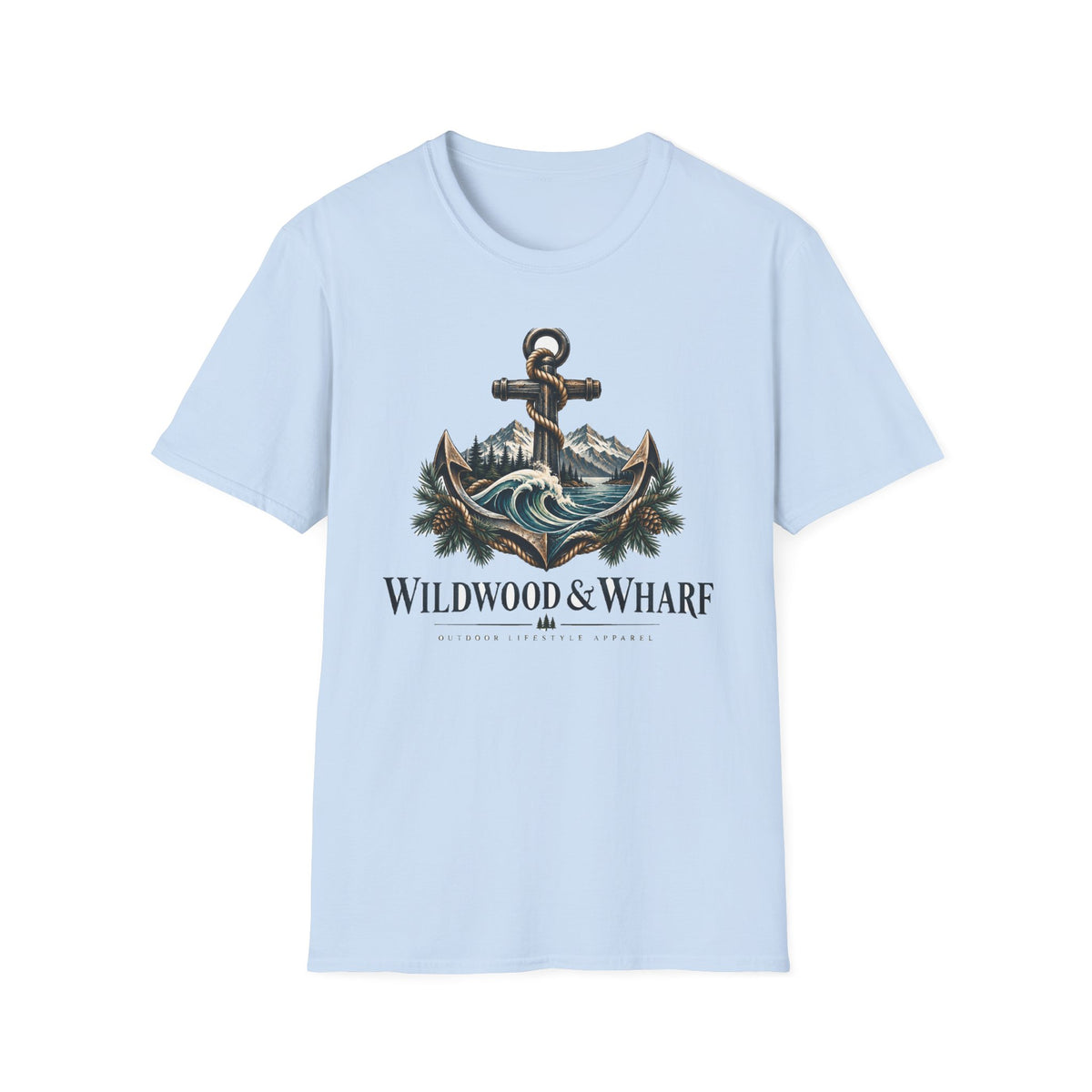 Wildwood & Wharf Anchor Mountains Tee
