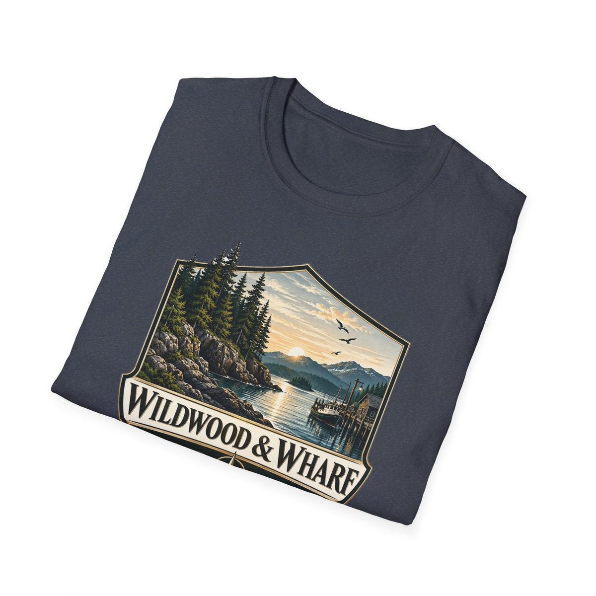 Wildwood & Wharf Harbor Shield Tee
