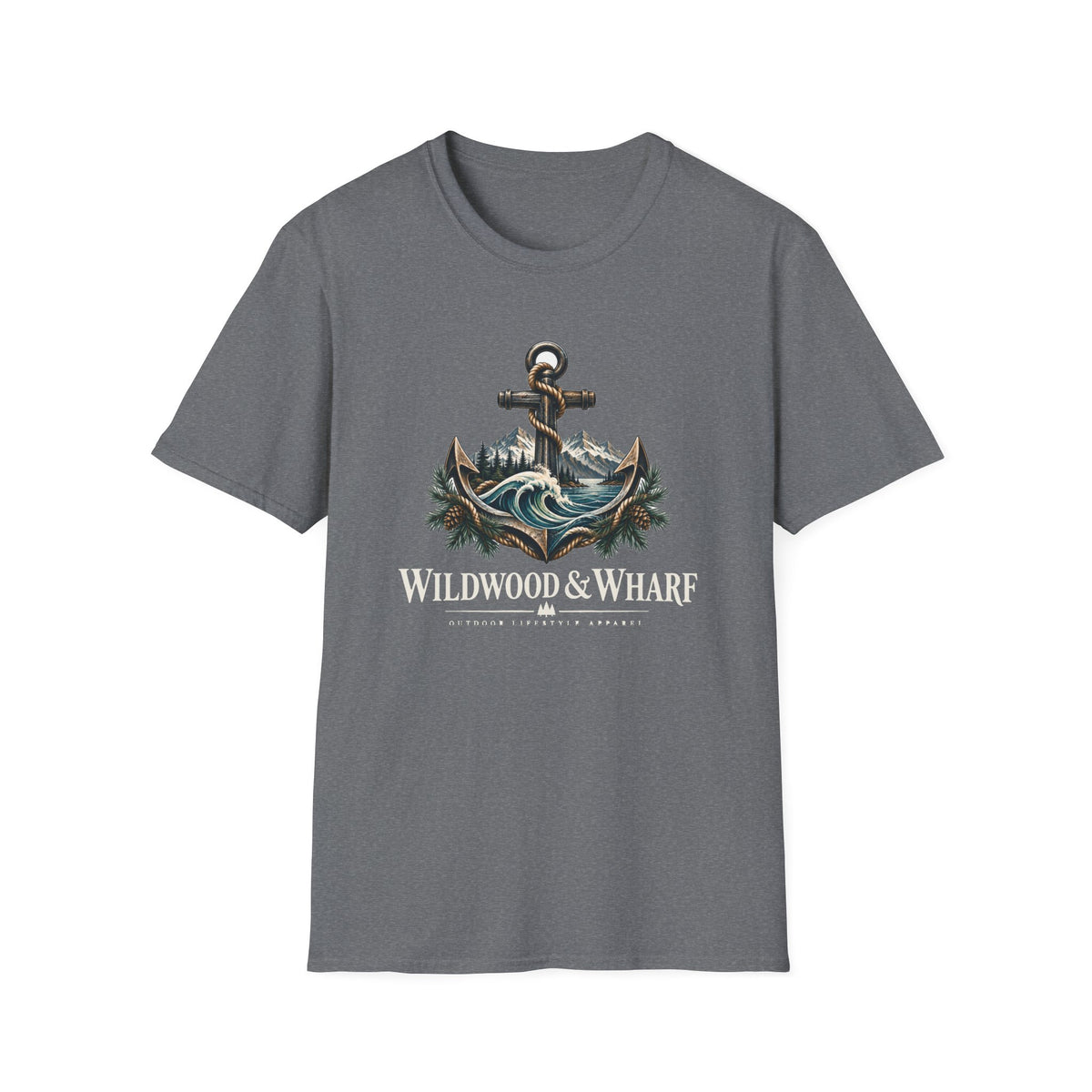 Wildwood & Wharf Anchor Tee
