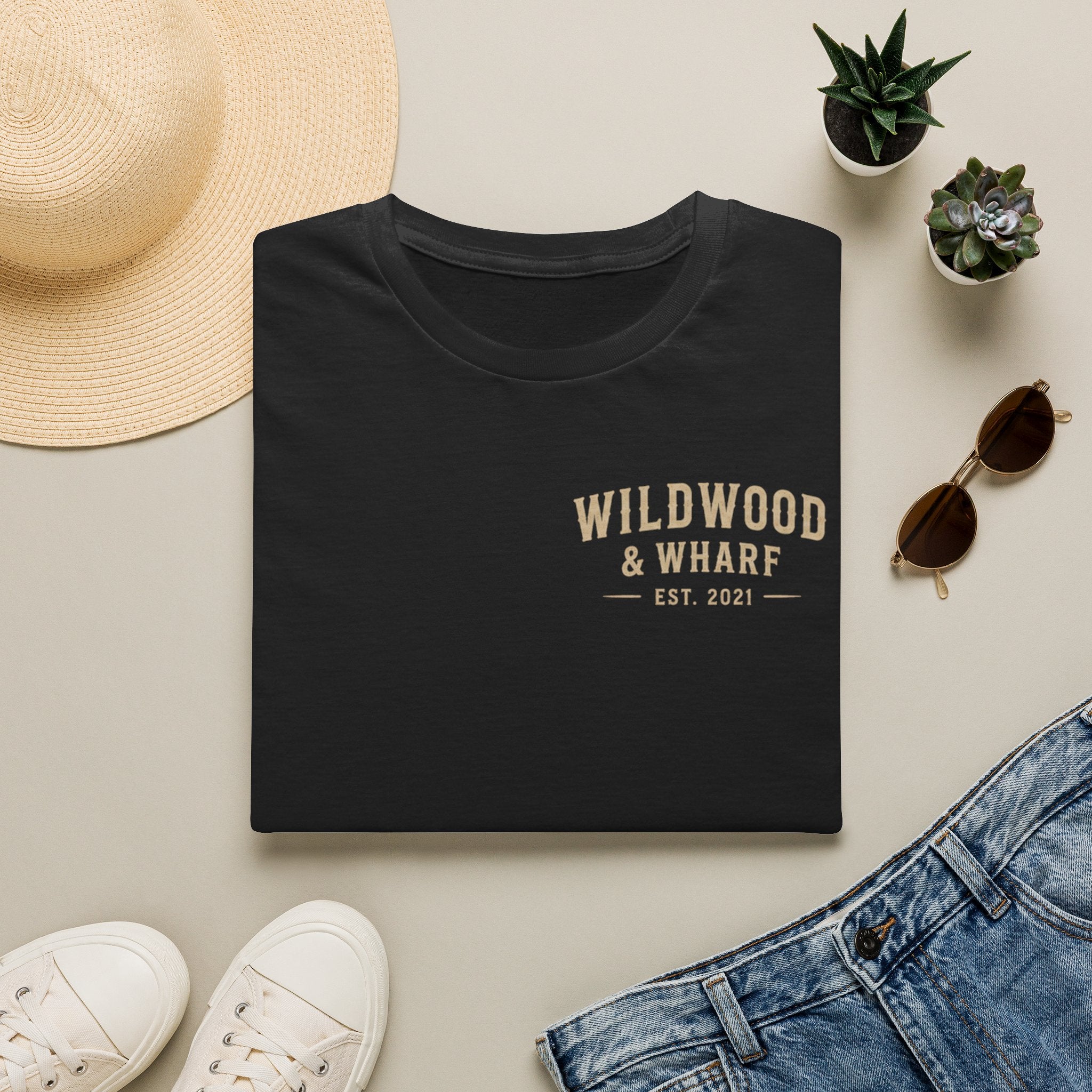 Wildwood & Wharf Logo T-Shirt — Mountains|Forest|Ocean