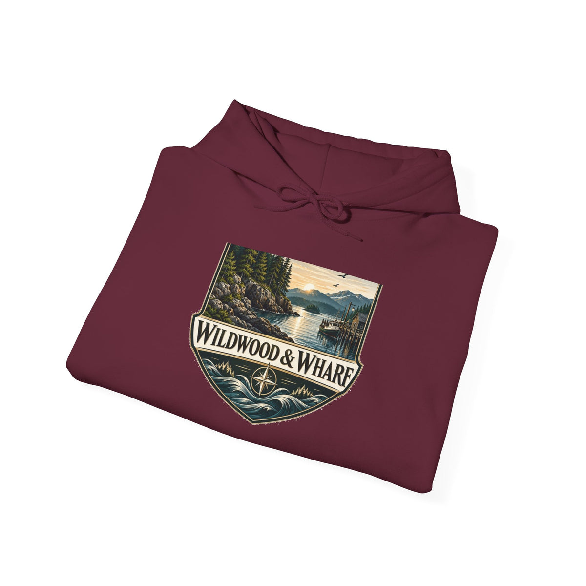 Wildwood & Wharf Hoodie - Harbor Shield
