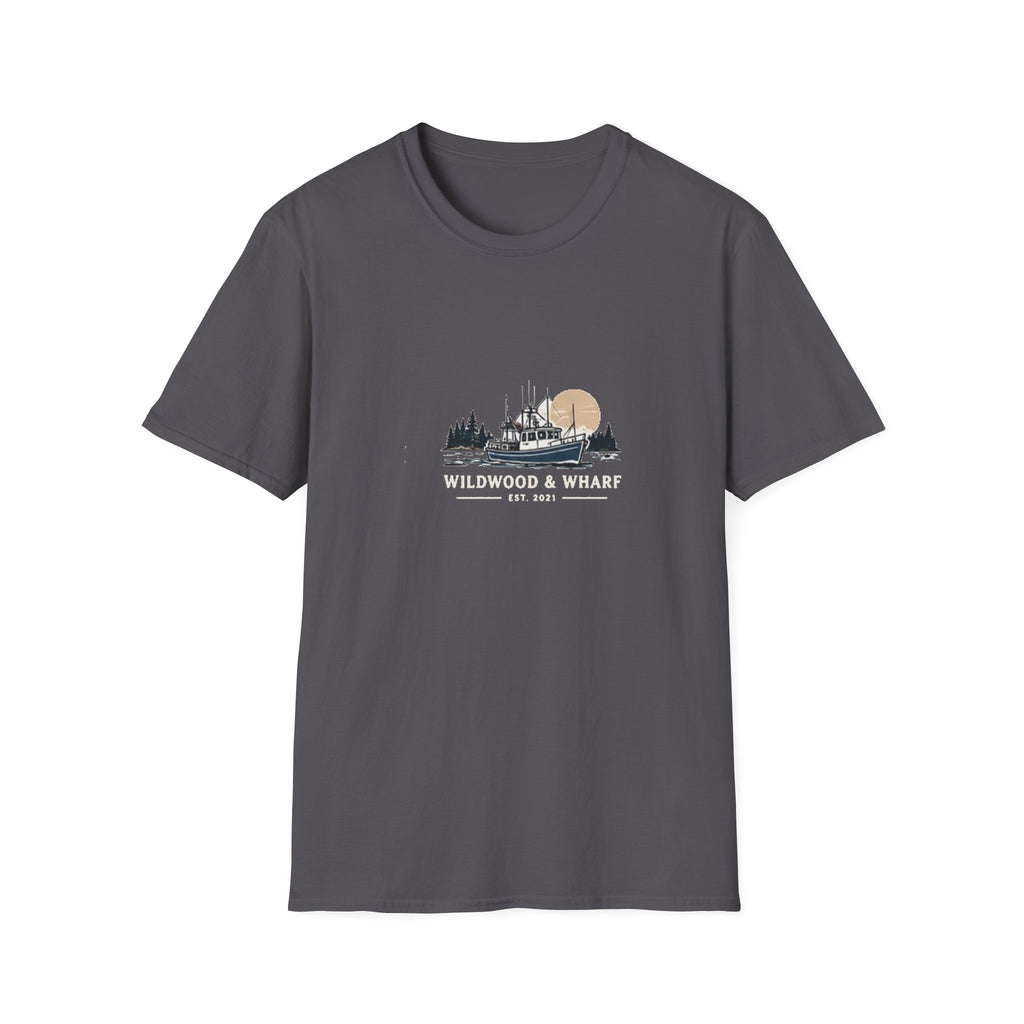 Wildwood & Wharf Fishing Boat Tee