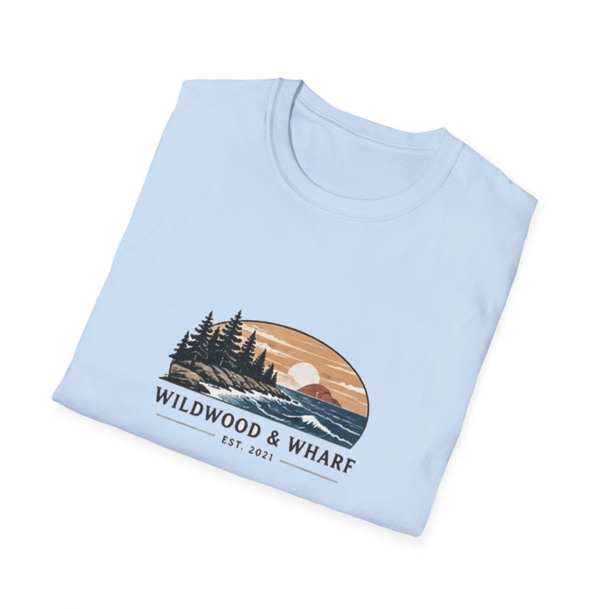 Wildwood & Wharf Coastal Sunset Tee