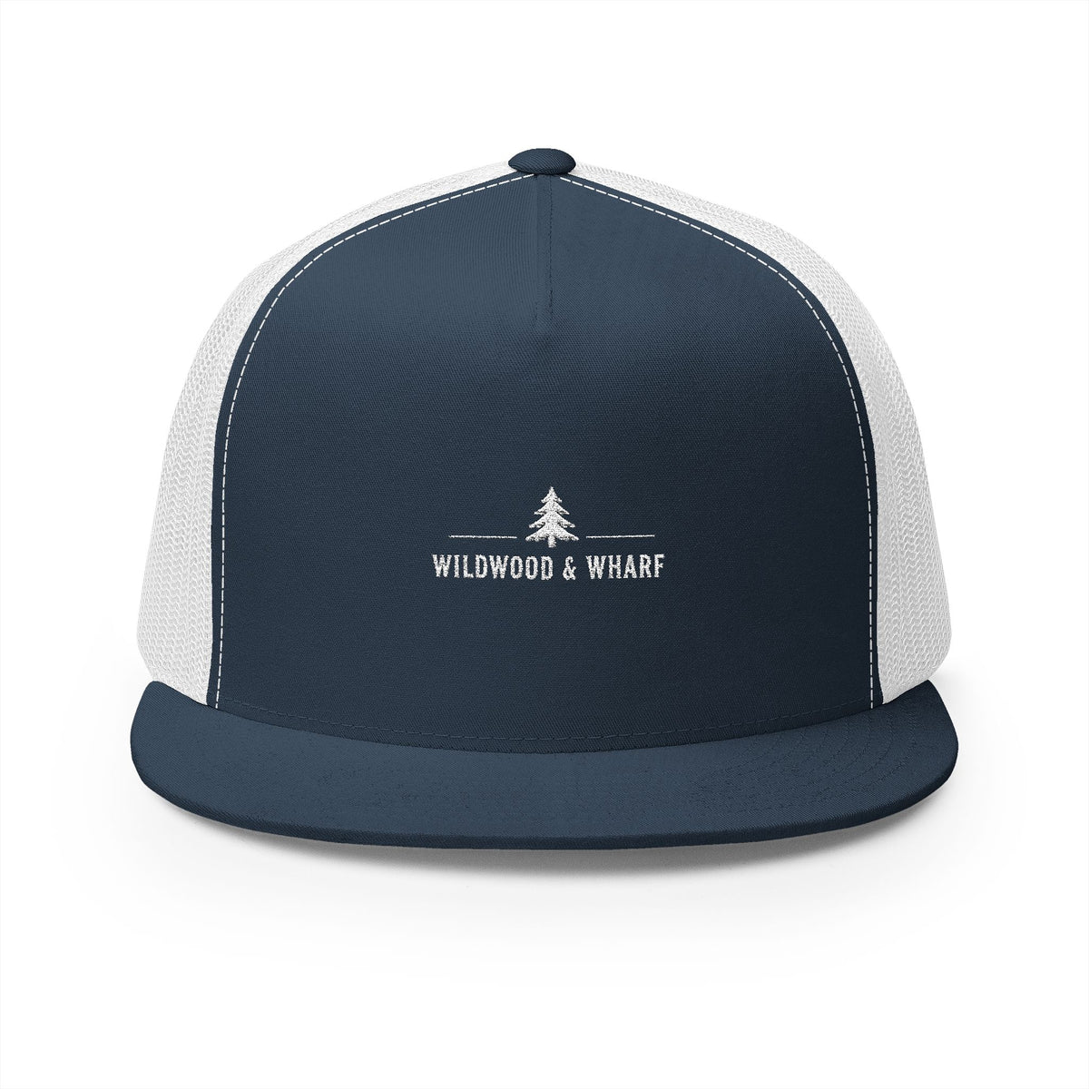 Wildwood & Wharf Trucker Hat - Pine Logo