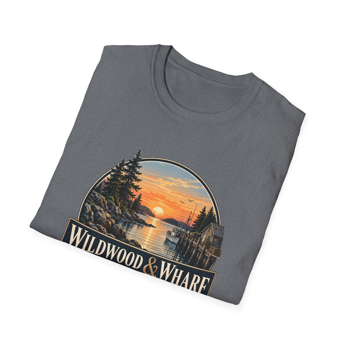 Wildwood & Wharf Harbor Sunset Tee