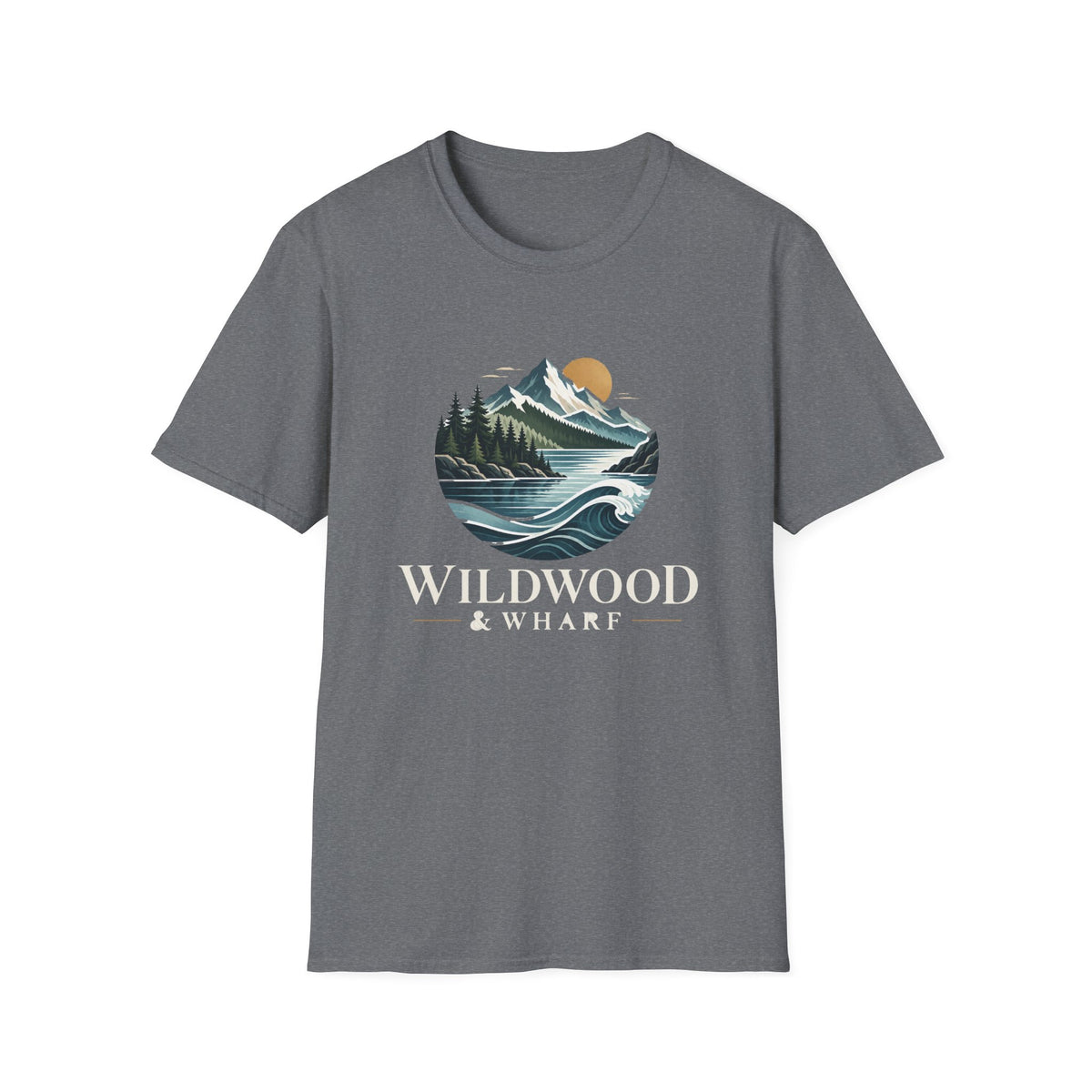 Wildwood & Wharf Mountain Lake Wave Tee