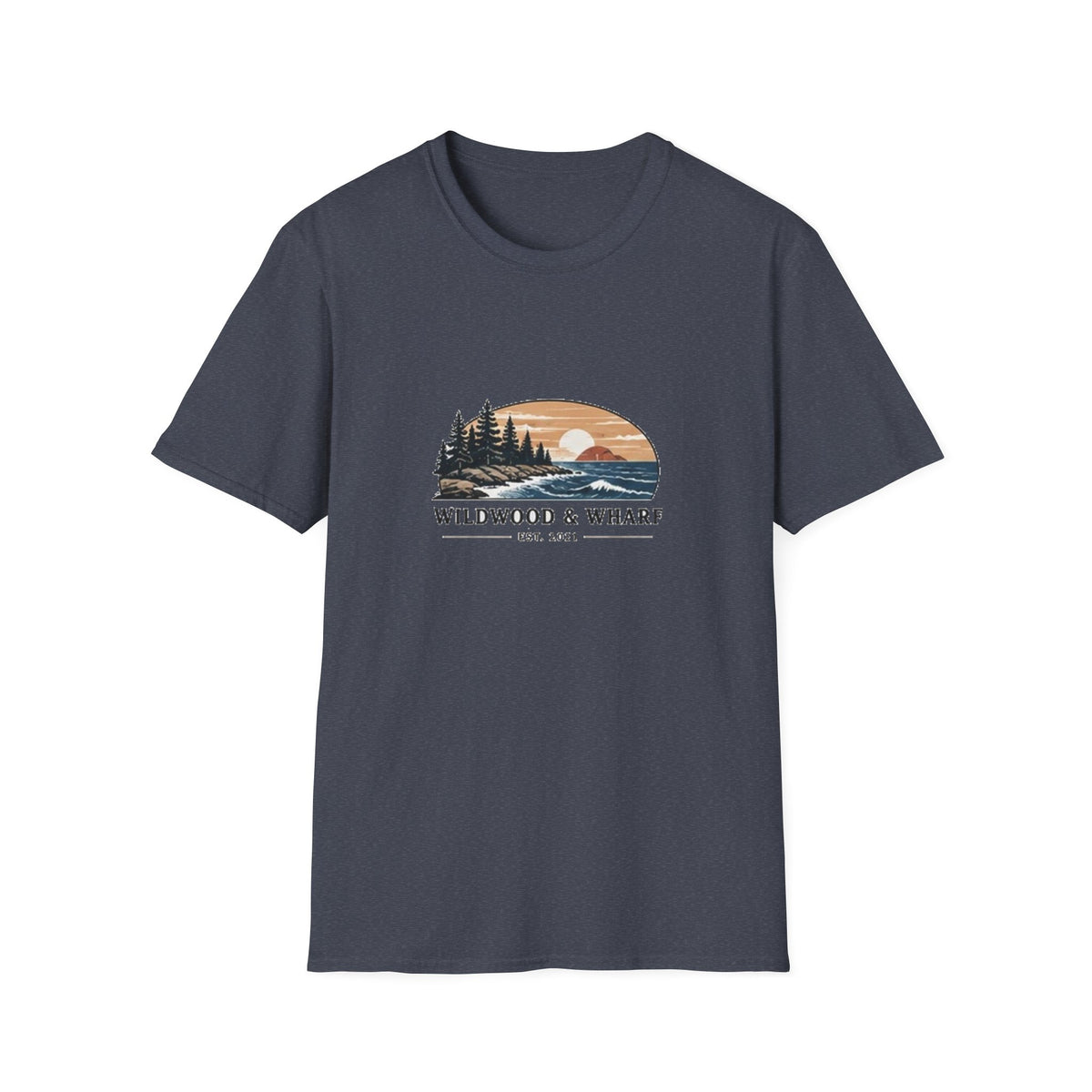 Wildwood & Wharf Coastal Sunset Tee