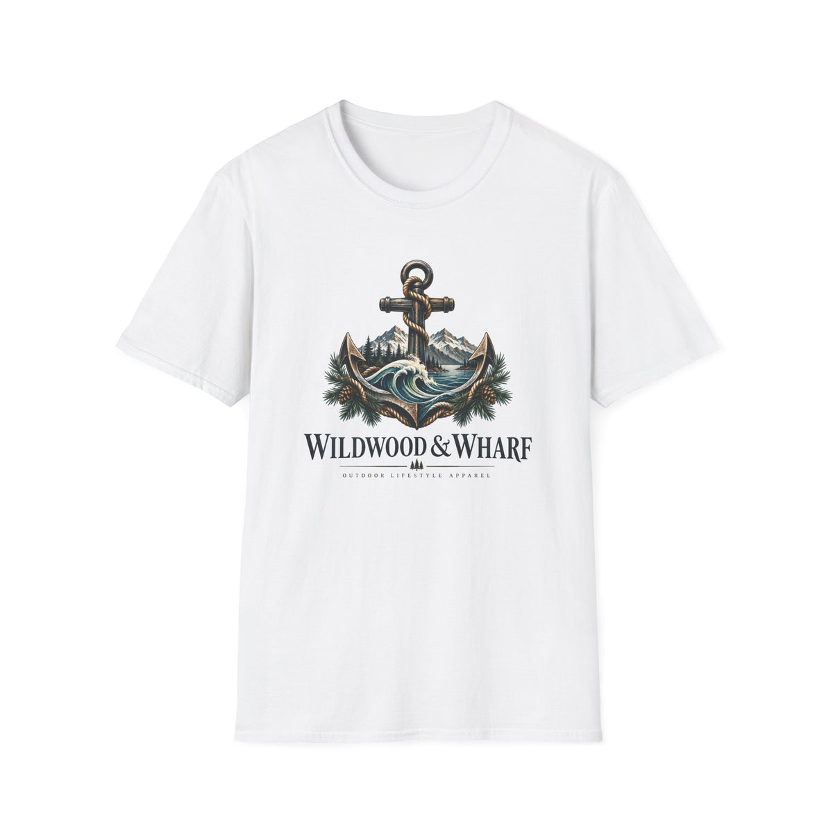 Wildwood & Wharf Anchor Tee