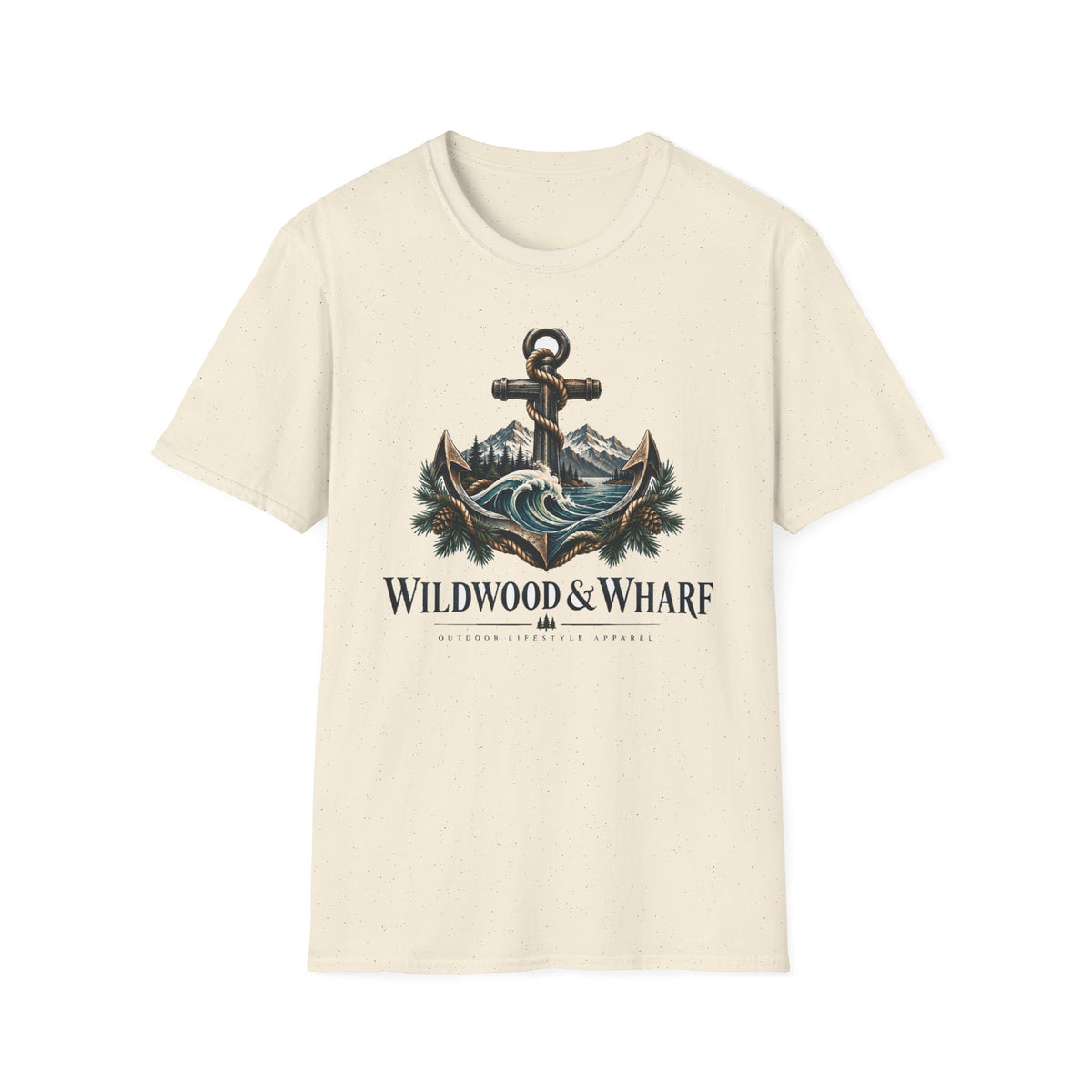 Wildwood & Wharf Anchor Mountains Tee