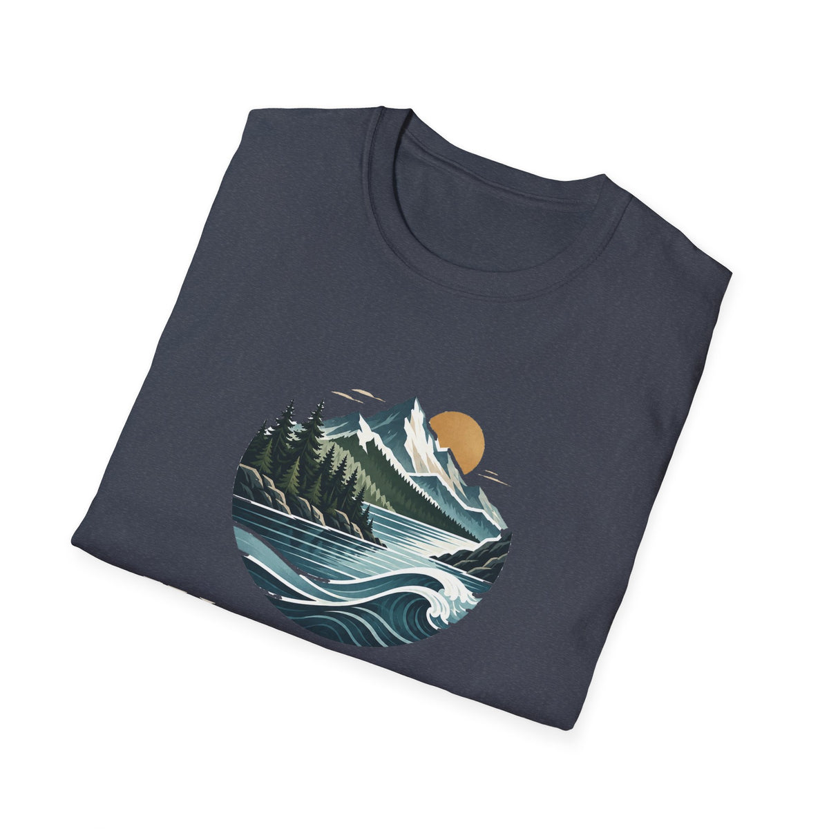 Wildwood & Wharf Mountain Lake Wave Tee