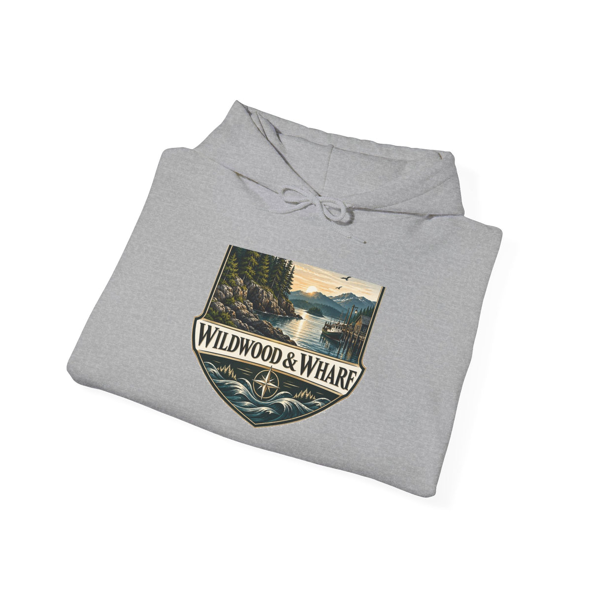 Wildwood & Wharf Hoodie - Harbor Shield