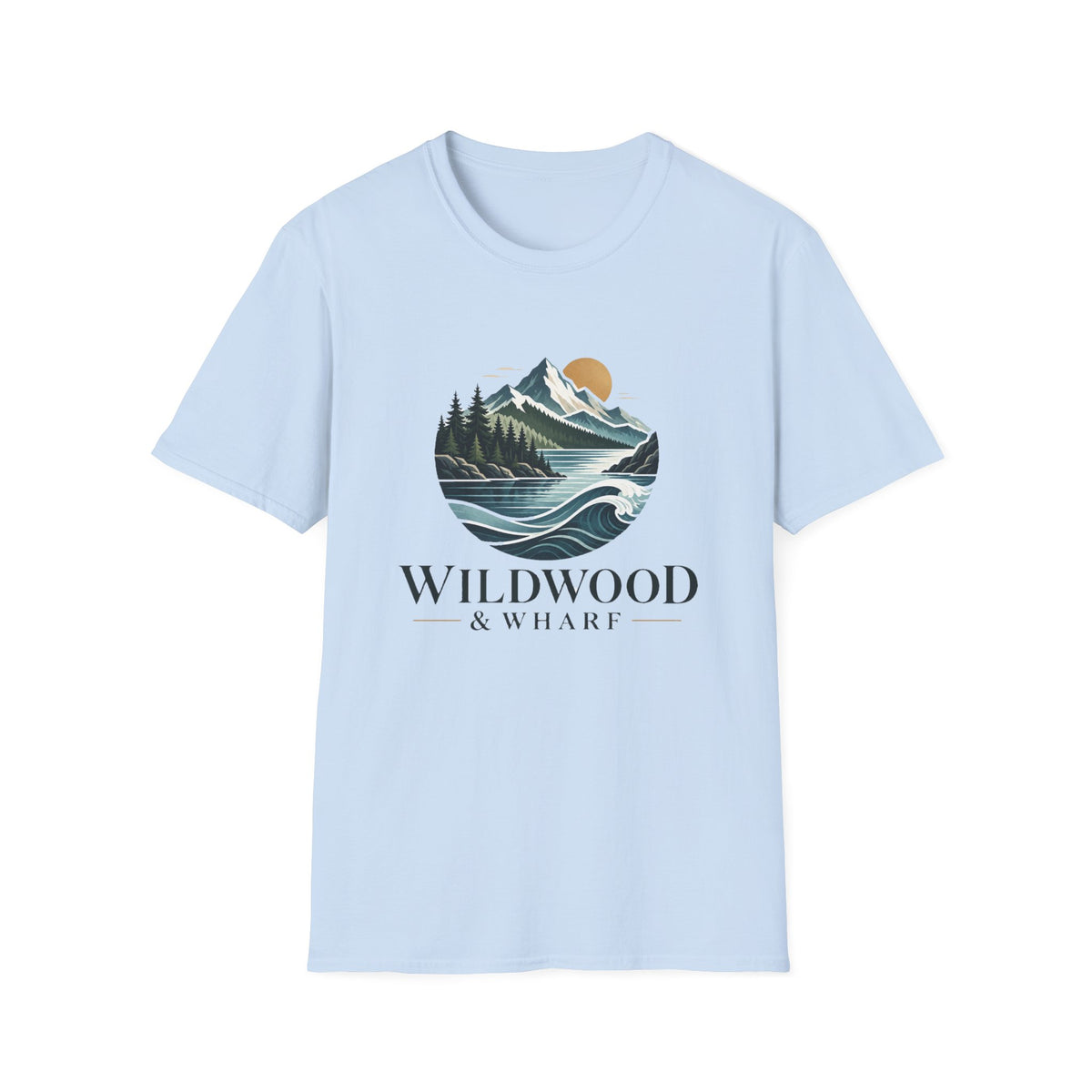 Wildwood & Wharf Mountain Lake Wave Tee