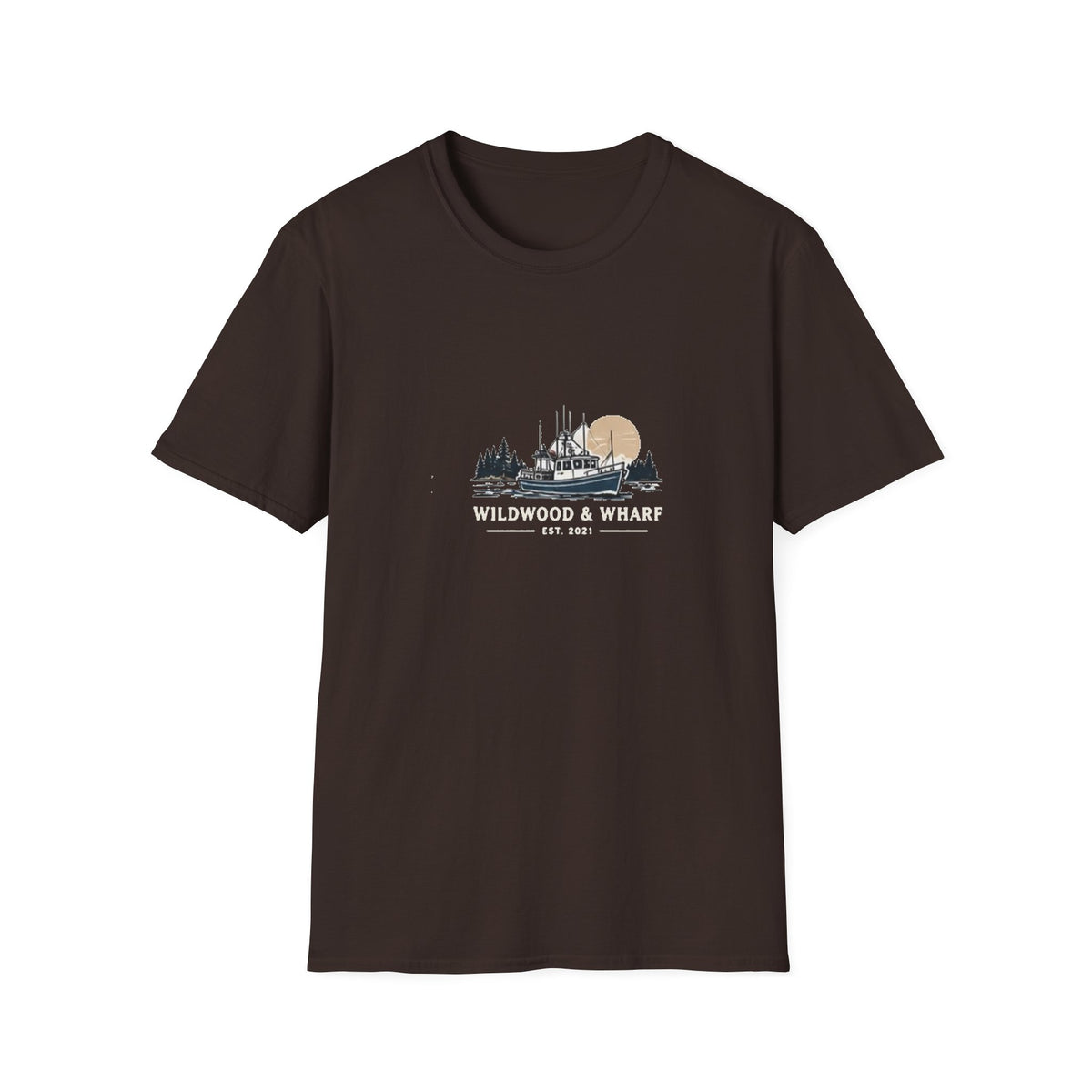 Wildwood & Wharf Fishing Boat Tee