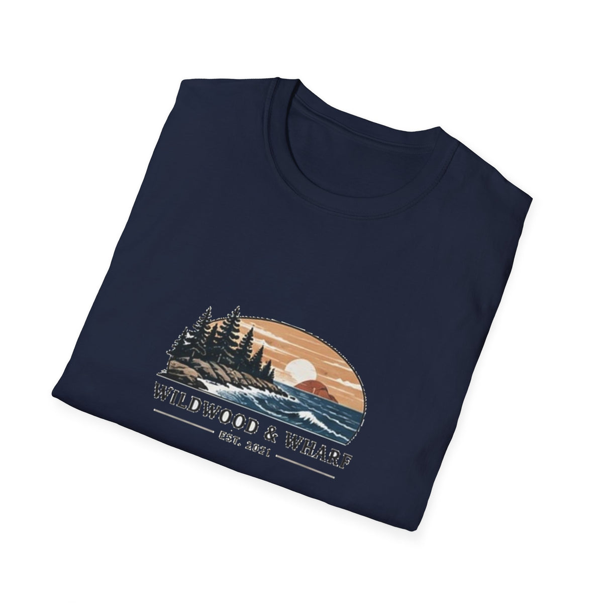 Wildwood & Wharf Coastal Sunset Tee