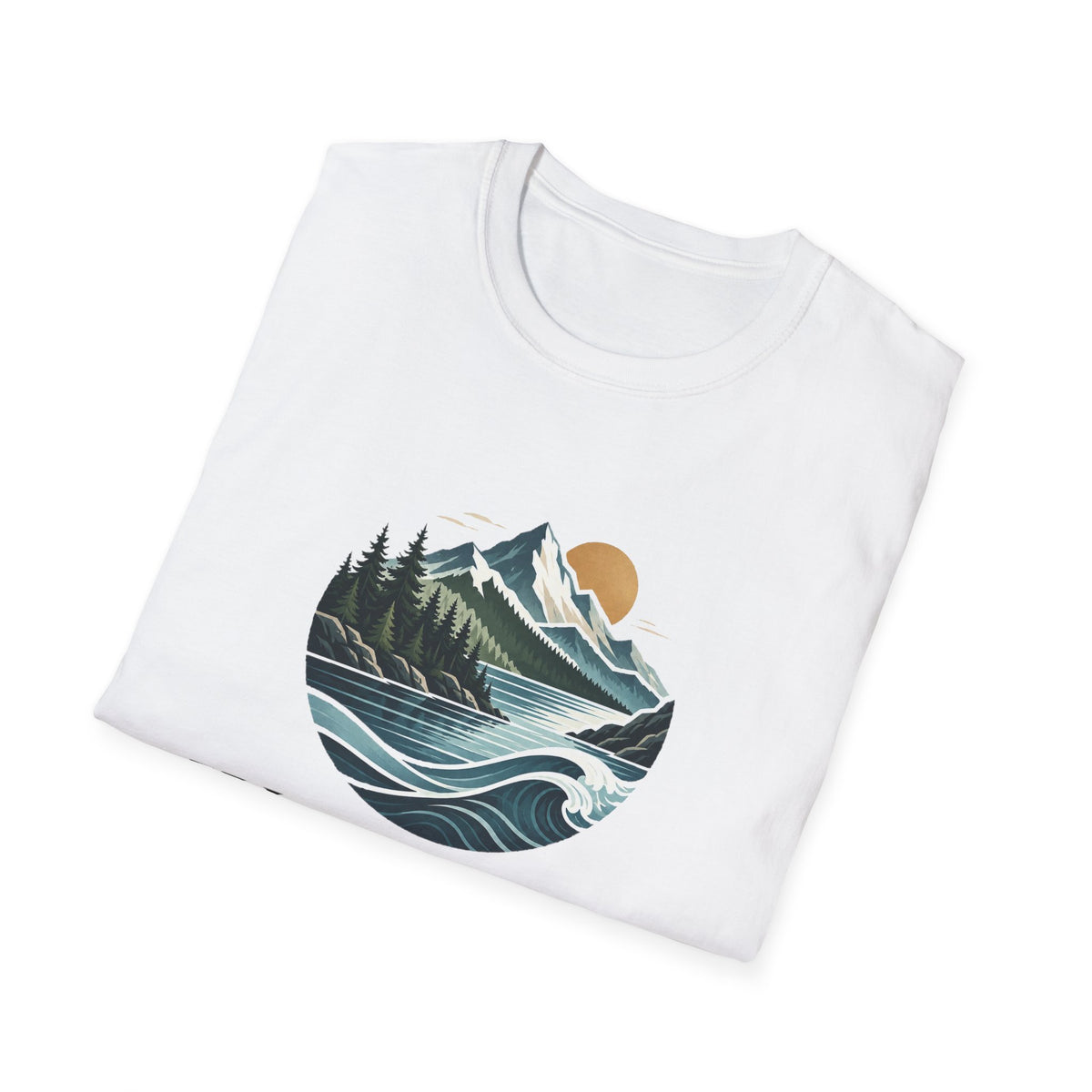 Wildwood & Wharf Mountain Lake Wave Tee