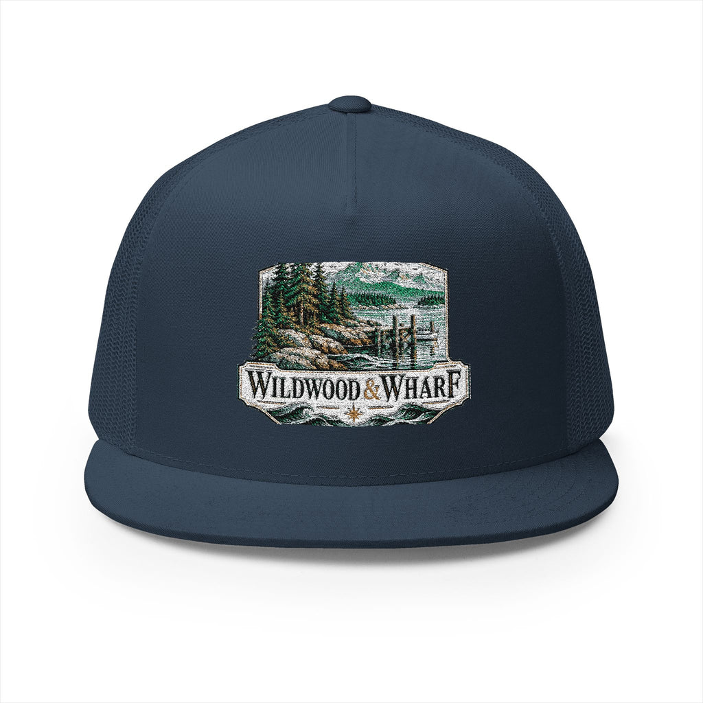 Wildwood & Wharf Mountain Dock Shield Trucker Hat
