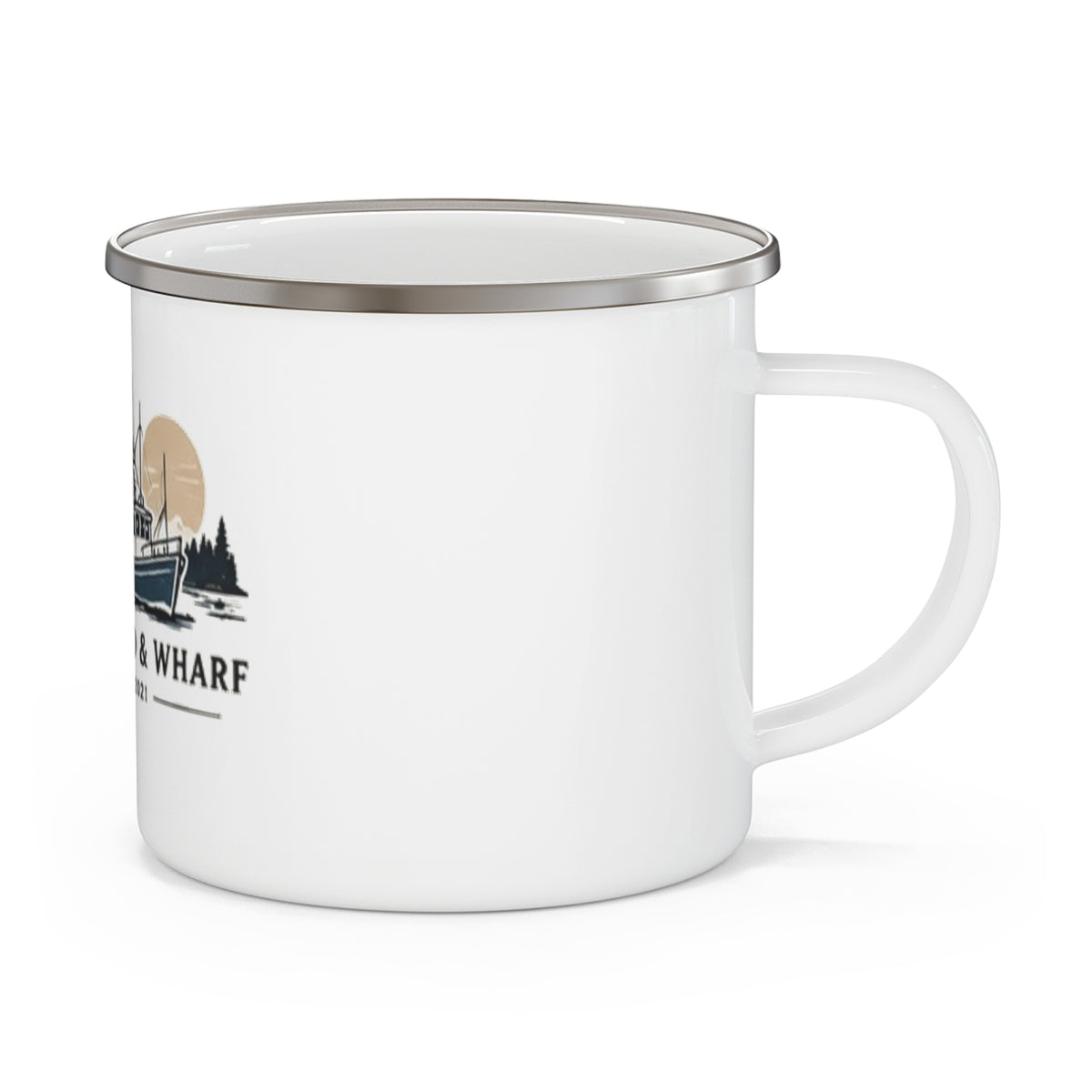 Wildwood & Wharf Fishing Boat Mug