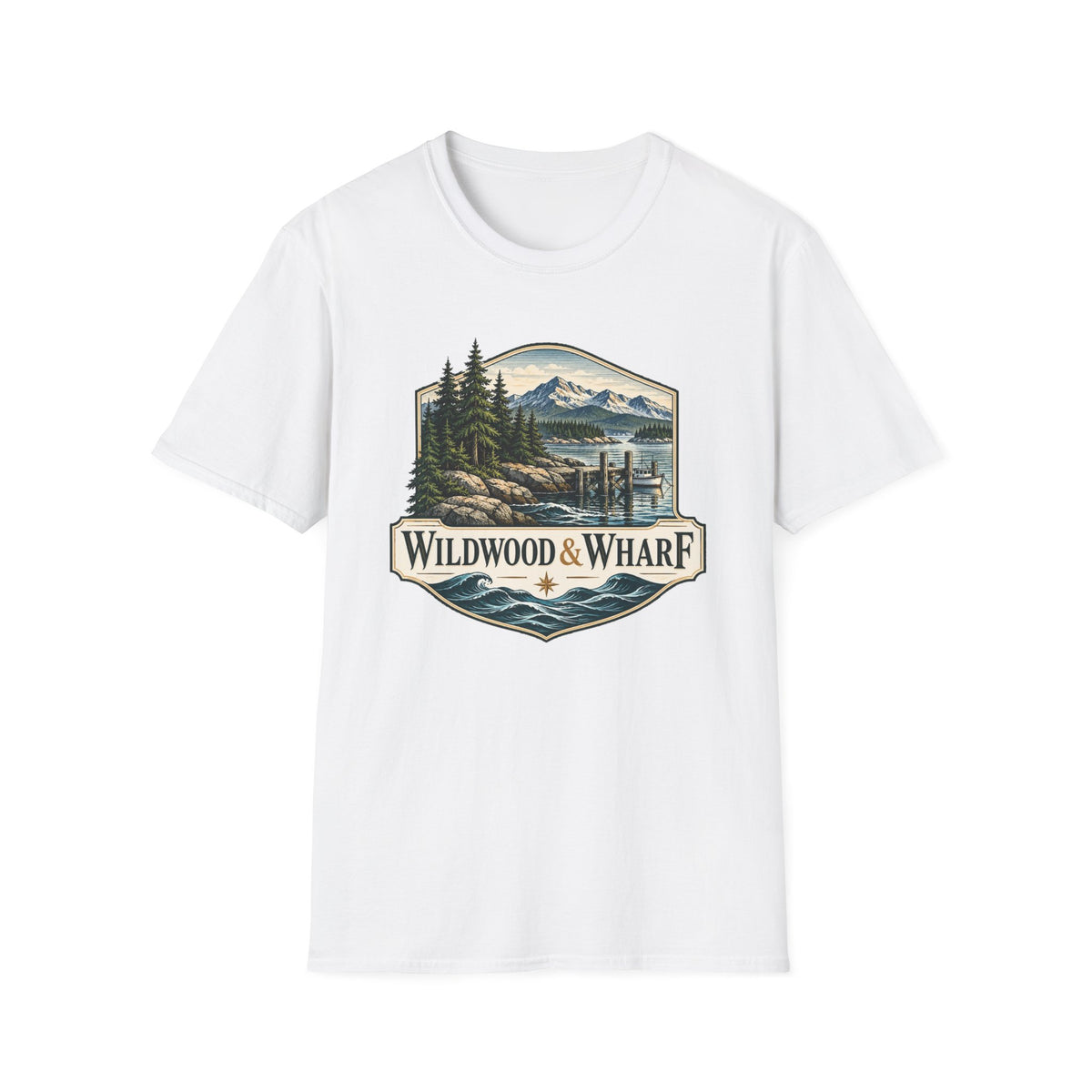 Wildwood & Wharf Mountain Dock Shield Tee