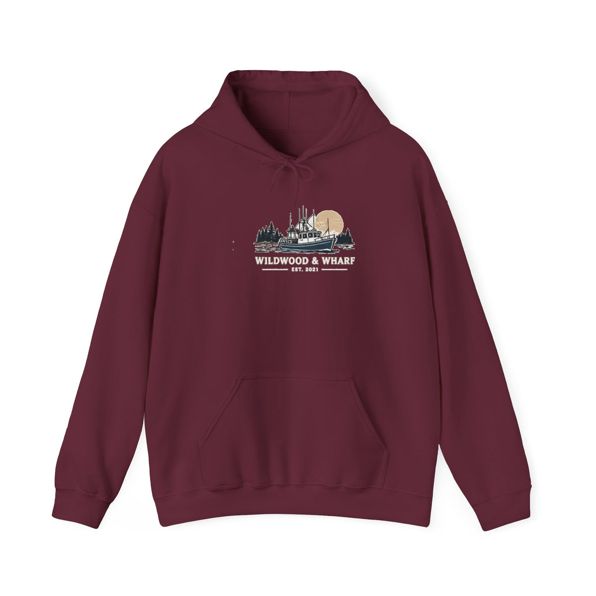 Wildwood & Wharf Fishing Boat Hoodie
