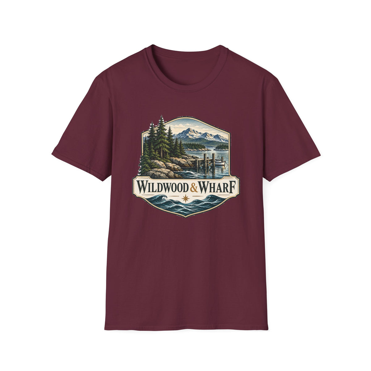 Wildwood & Wharf Mountain Dock Shield Tee