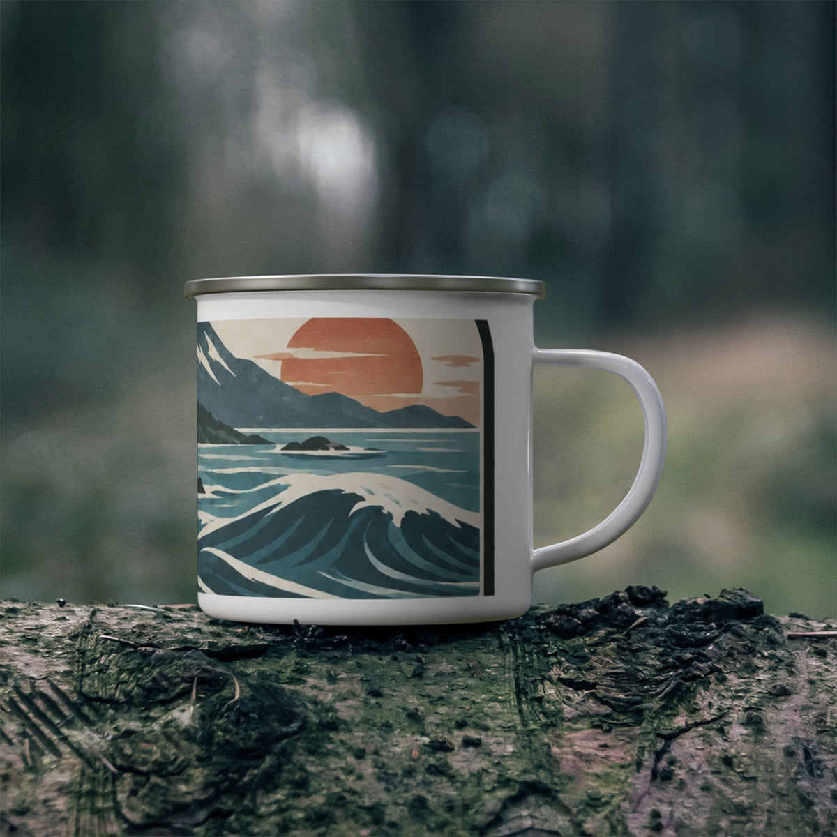 Wildwood & Wharf Mountain Wave Mug