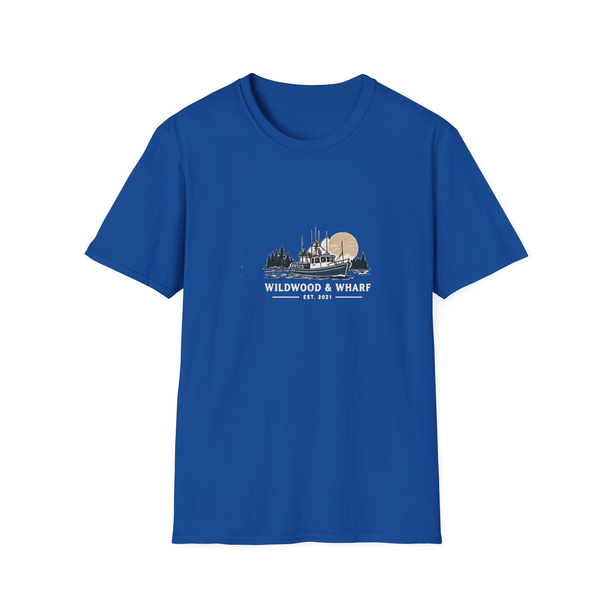 Wildwood & Wharf Fishing Boat Tee