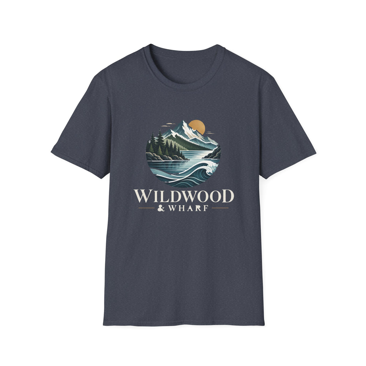 Wildwood & Wharf Mountain Lake Wave Tee