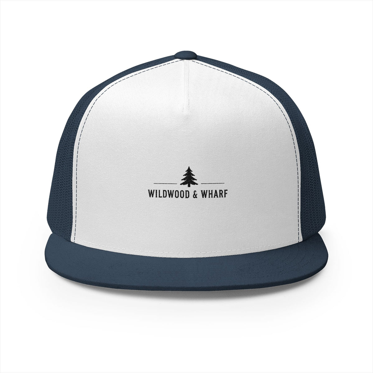 Wildwood & Wharf Trucker Hat - Pine Logo