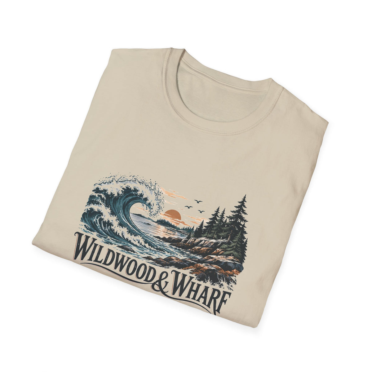 Wildwood & Wharf Tide Wave Tee
