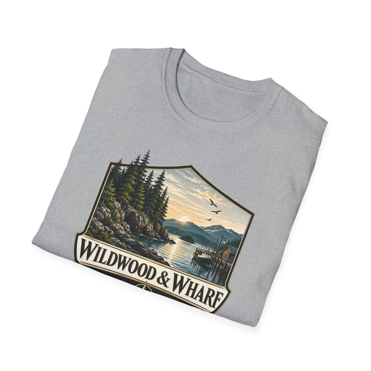 Wildwood & Wharf Harbor Shield Tee