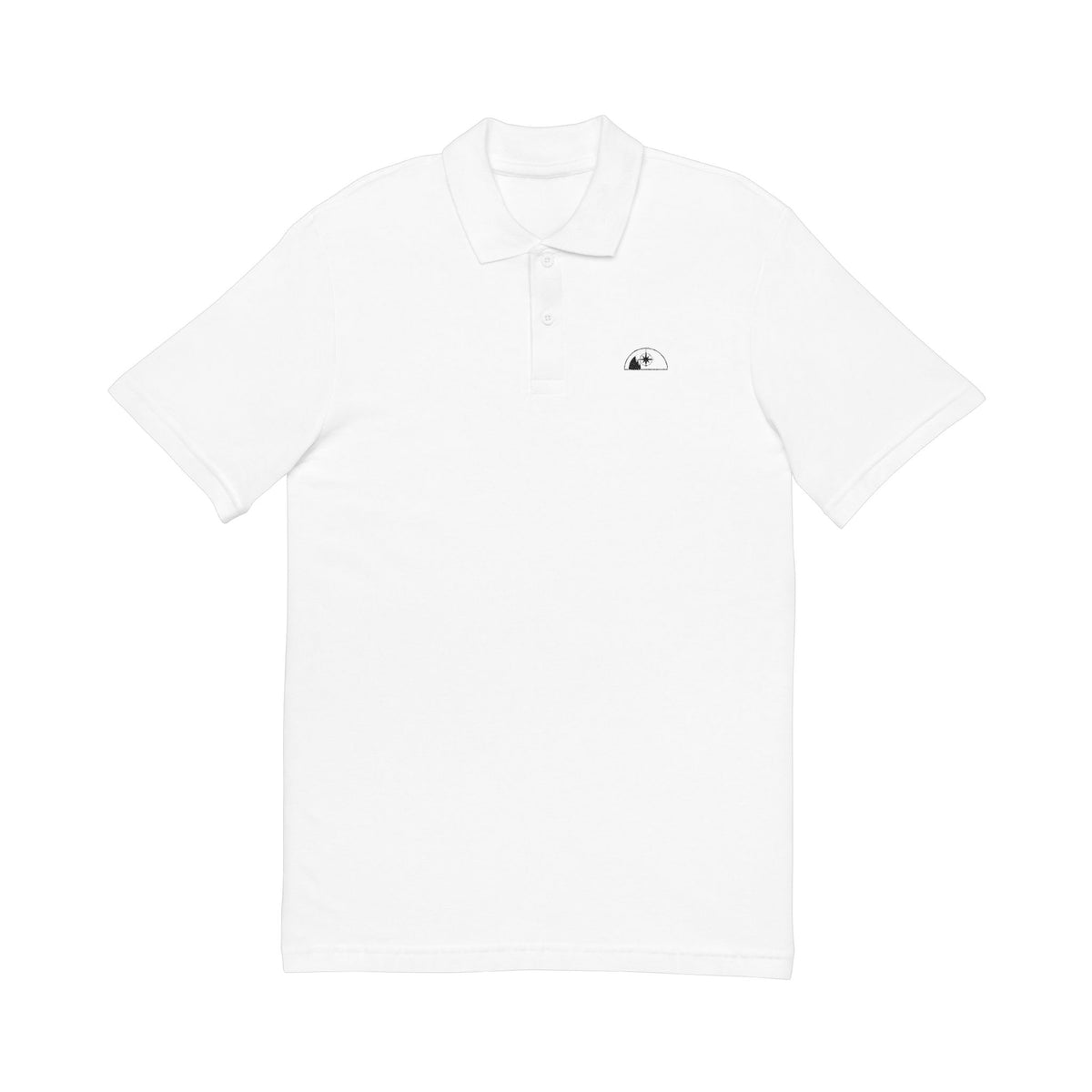 Wildwood & Wharf Compass Logo Polo