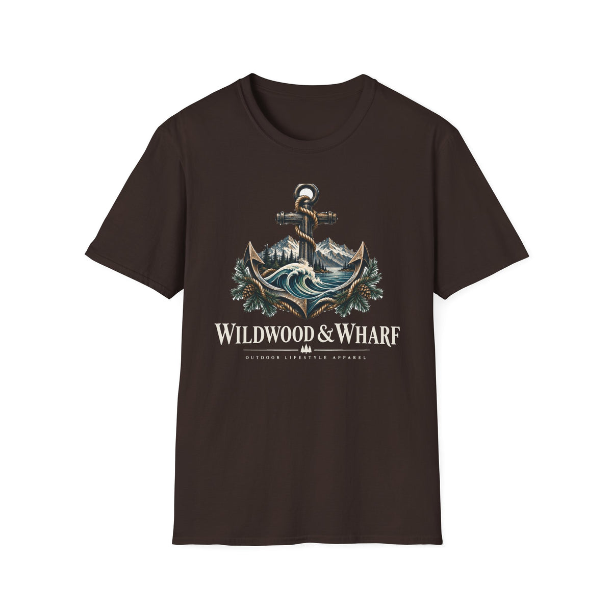 Wildwood & Wharf Anchor Mountains Tee