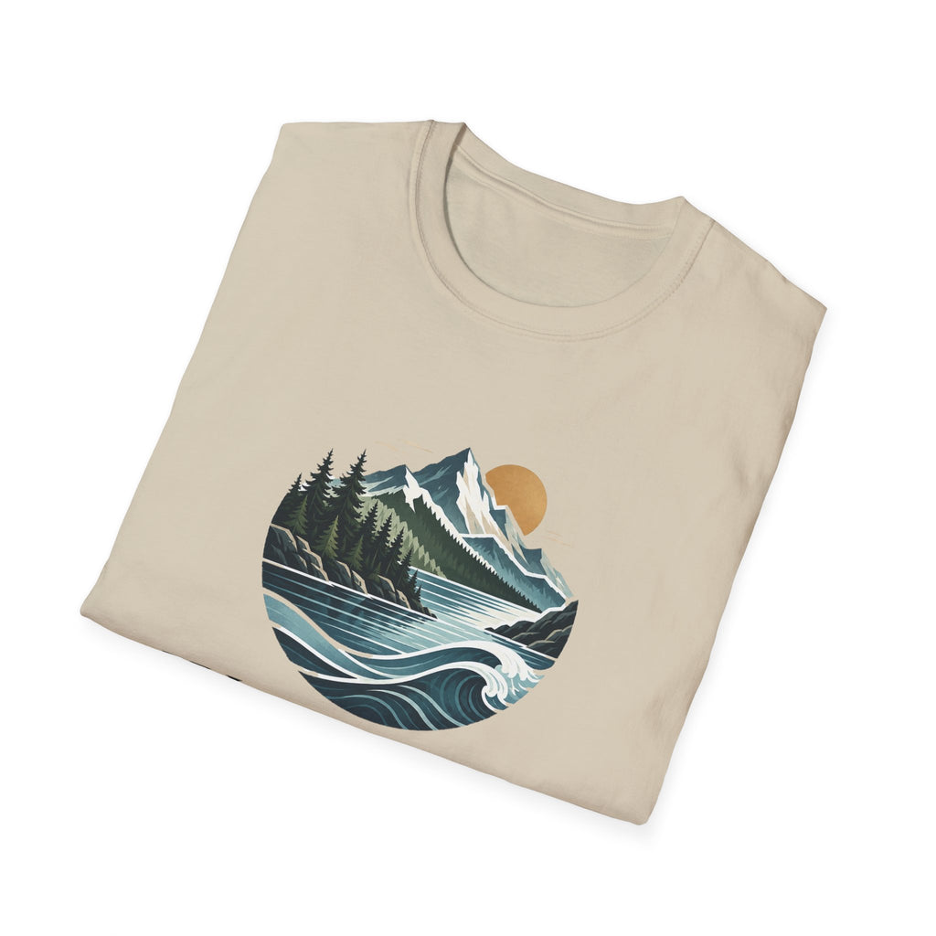 Wildwood & Wharf Mountain Lake Wave Tee