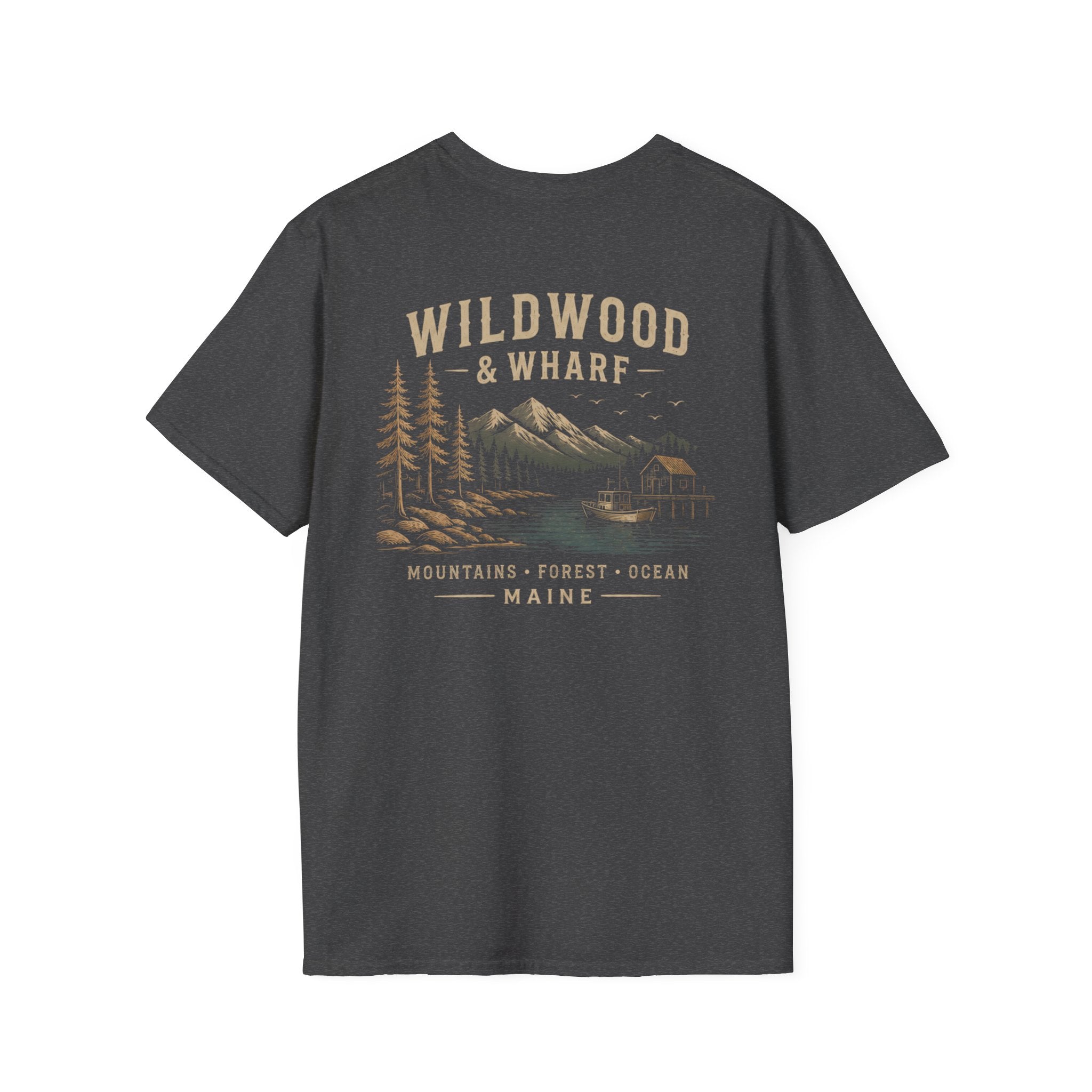 Wildwood & Wharf Logo T-Shirt — Mountains|Forest|Ocean