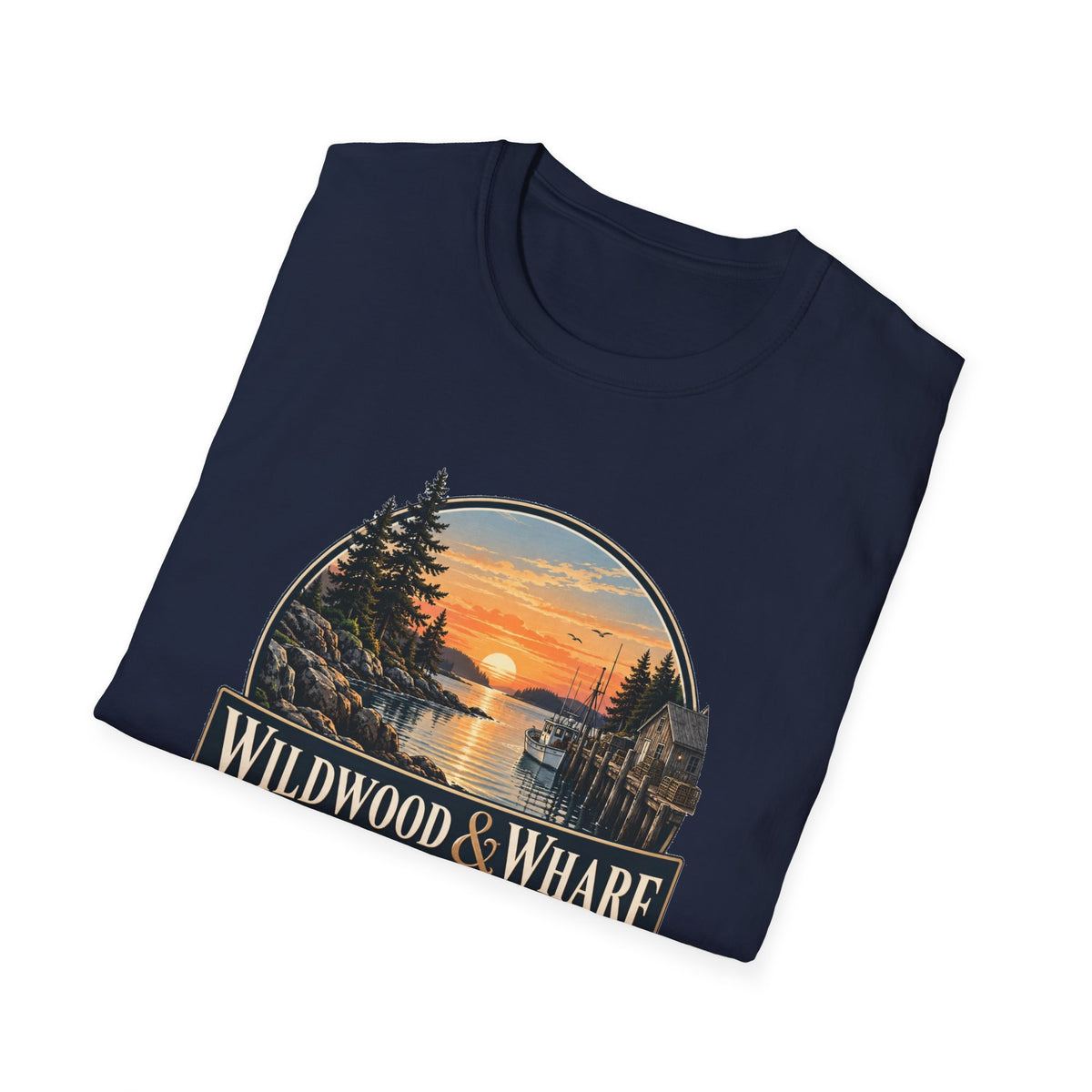 Wildwood & Wharf Harbor Sunset Tee