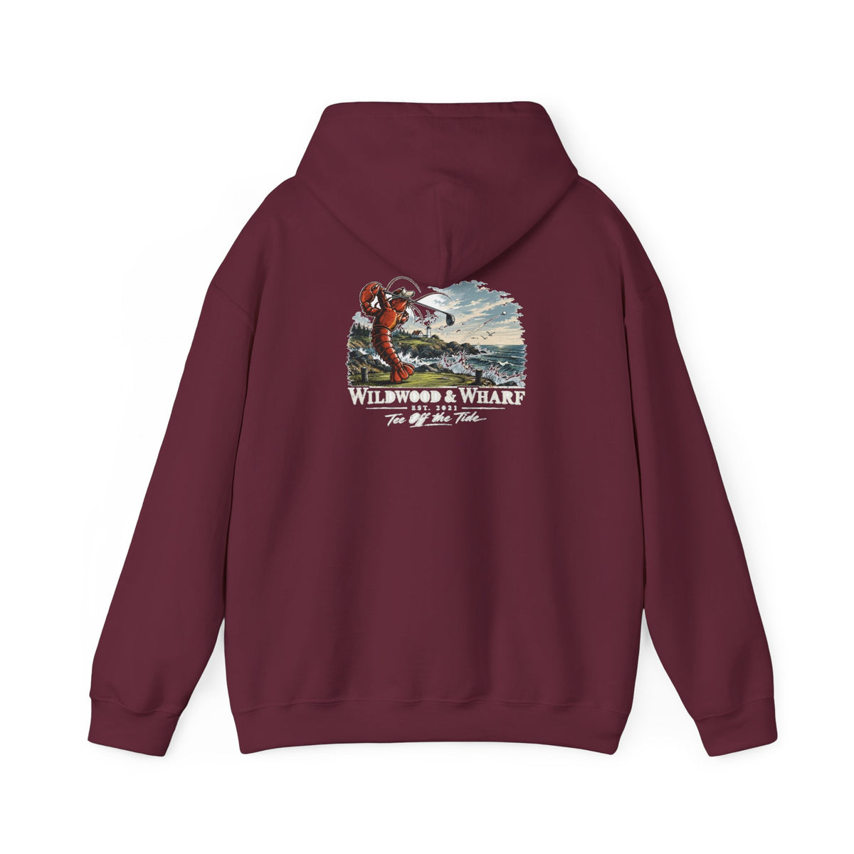 Lobster Tee Off the Tide Golf Hoodie
