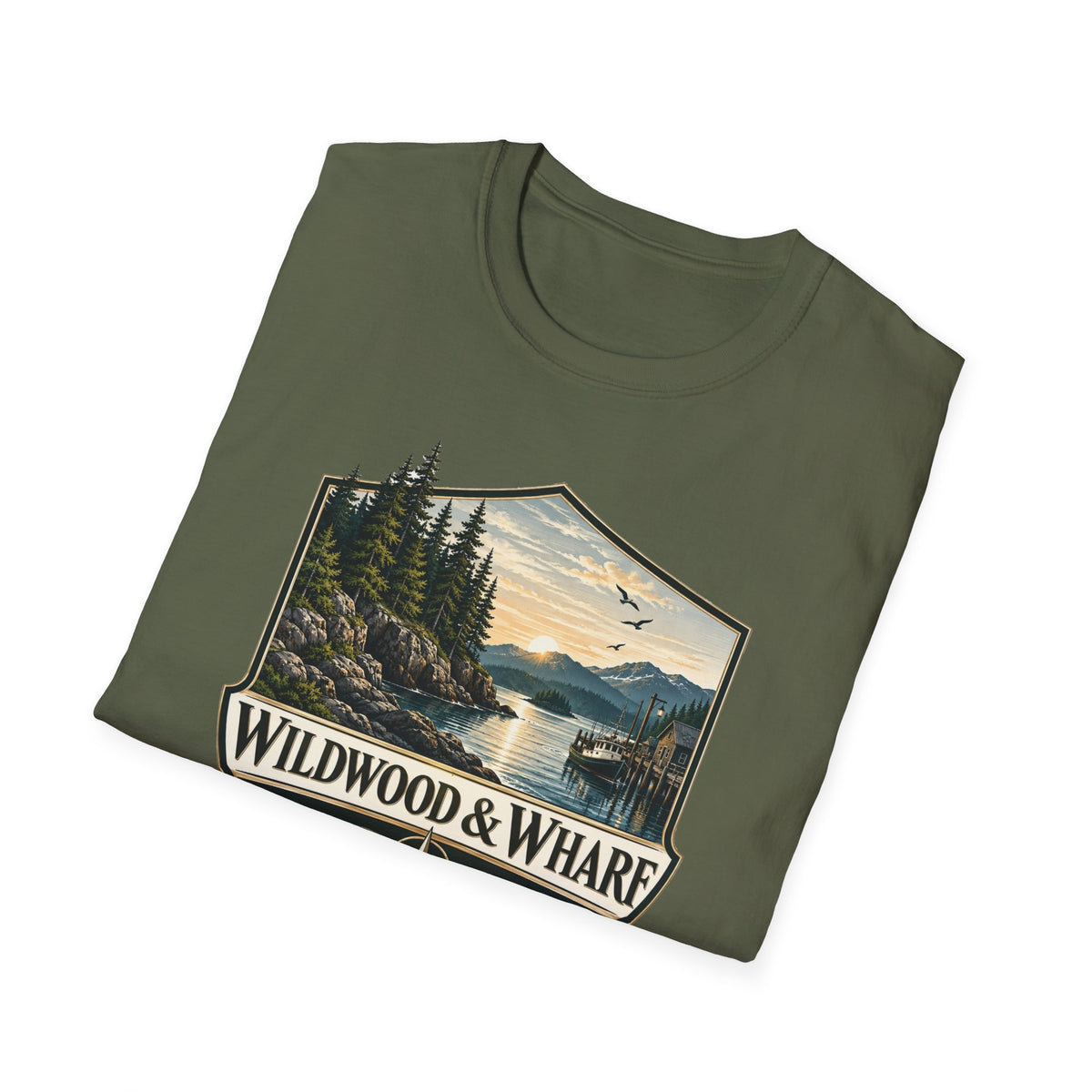 Wildwood & Wharf Harbor Shield Tee