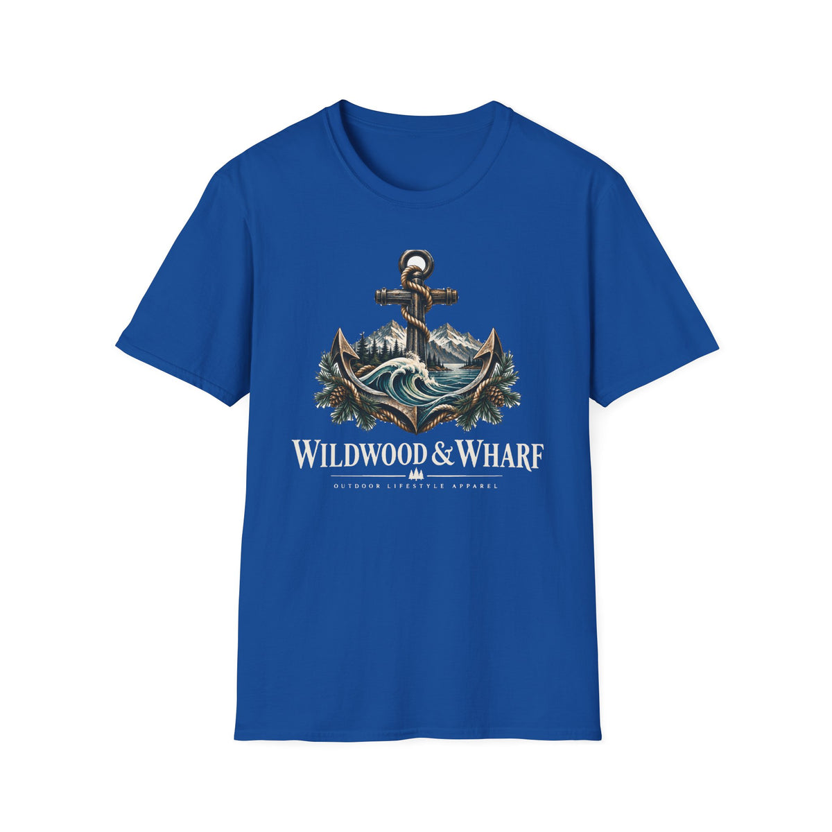 Wildwood & Wharf Anchor Mountains Tee